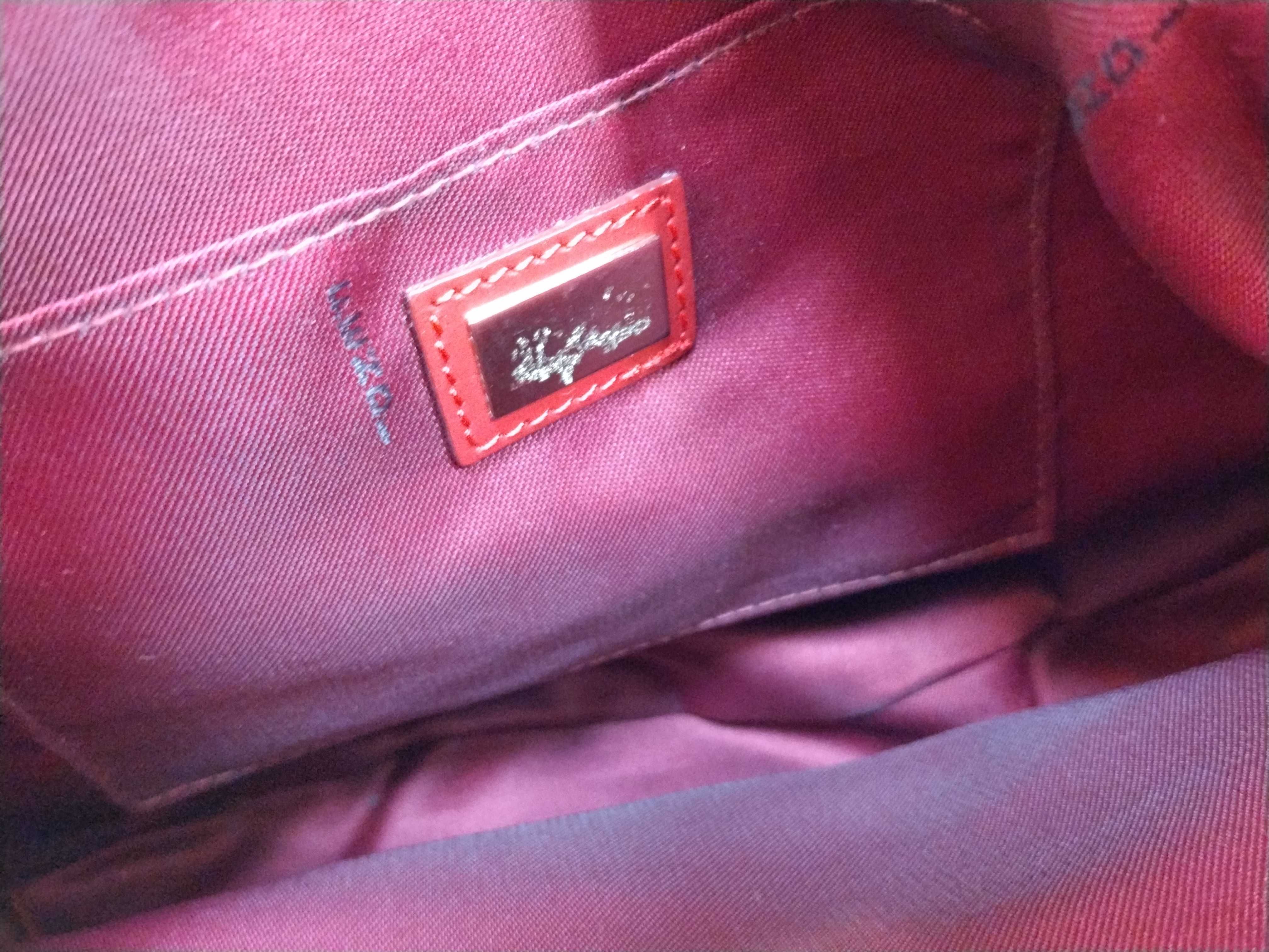 Zucca pattern Fendi Zucchino handbag, red handbag — view 11