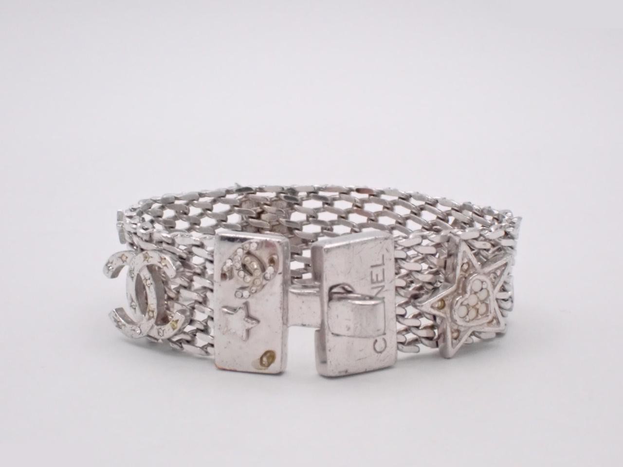 Star rhinestone bracelet, wrist circumference approximately 19cm — view 2