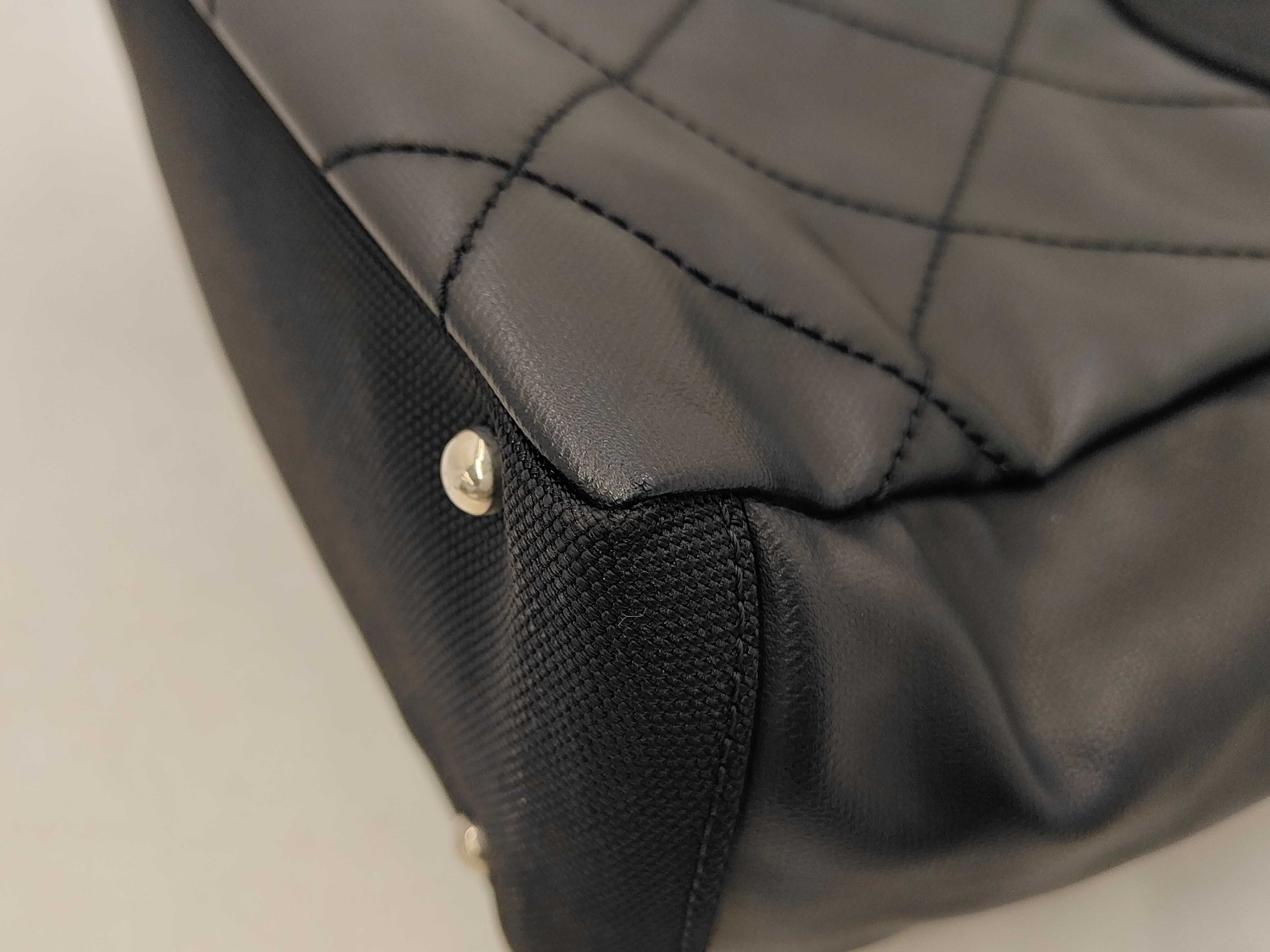 Paris Biarritz Tote PM Tote Bag, Silver Hardware, Black, with Seal and Card, 14176774, with Guarantee Card. — view 4