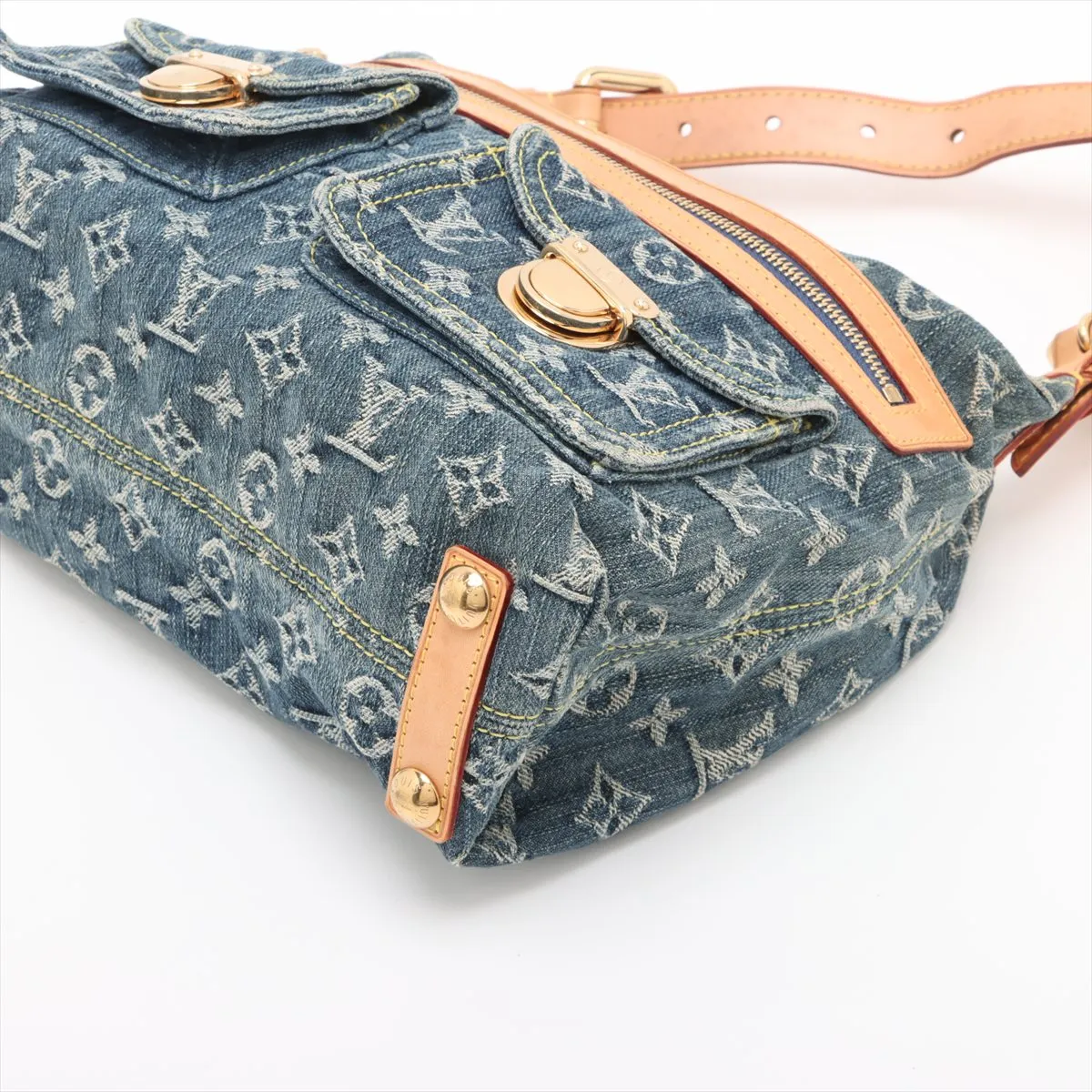 Monogram Denim Baggy PM M95049 SD0046 Blue — view 3