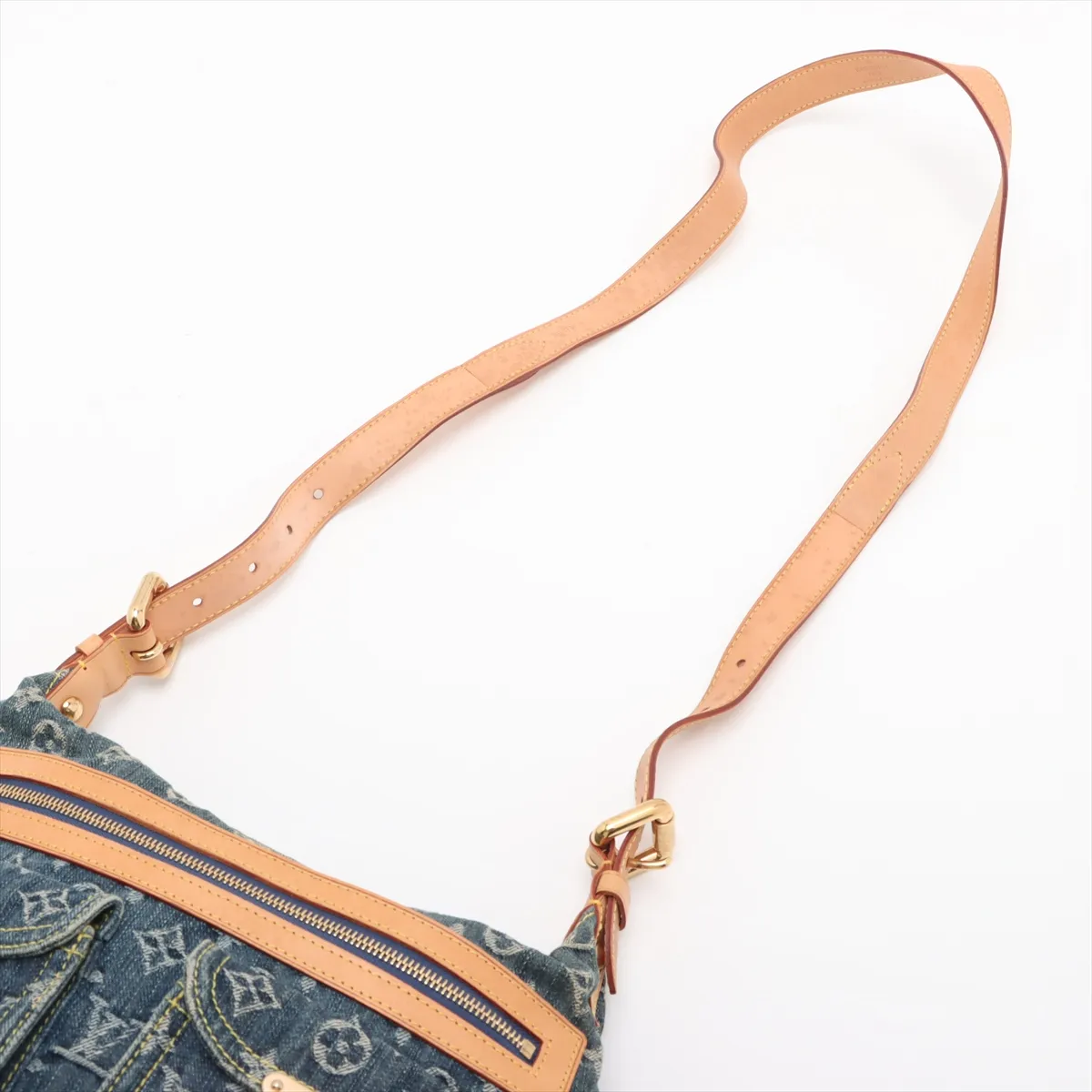 Monogram Denim Baggy PM M95049 SD0046 Blue — view 5