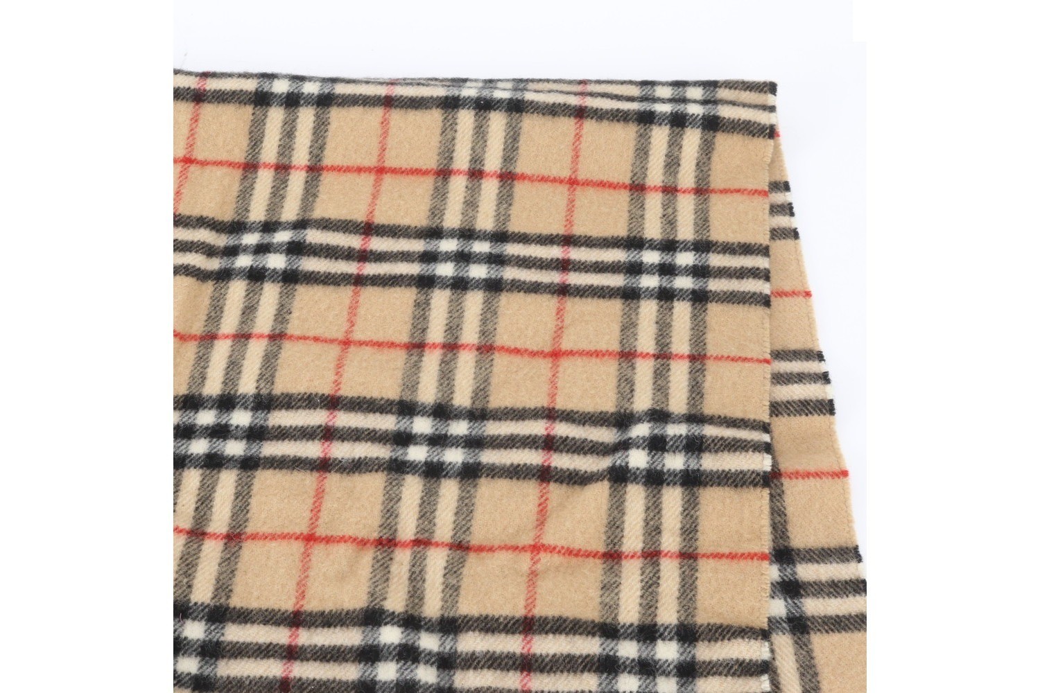 Nova Check scarf with tags attached. — view 3