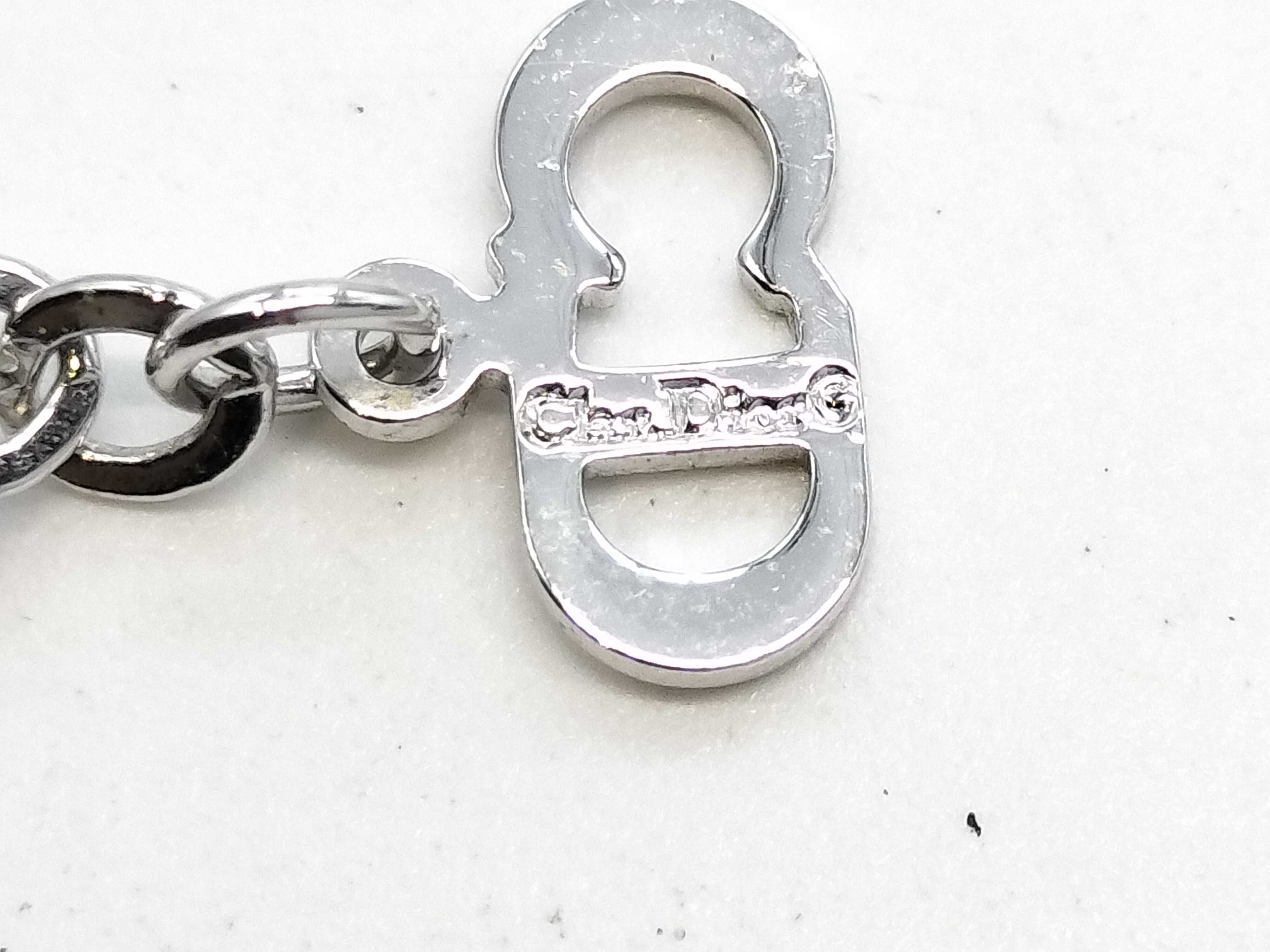 Rhinestone Heart Necklace — view 6