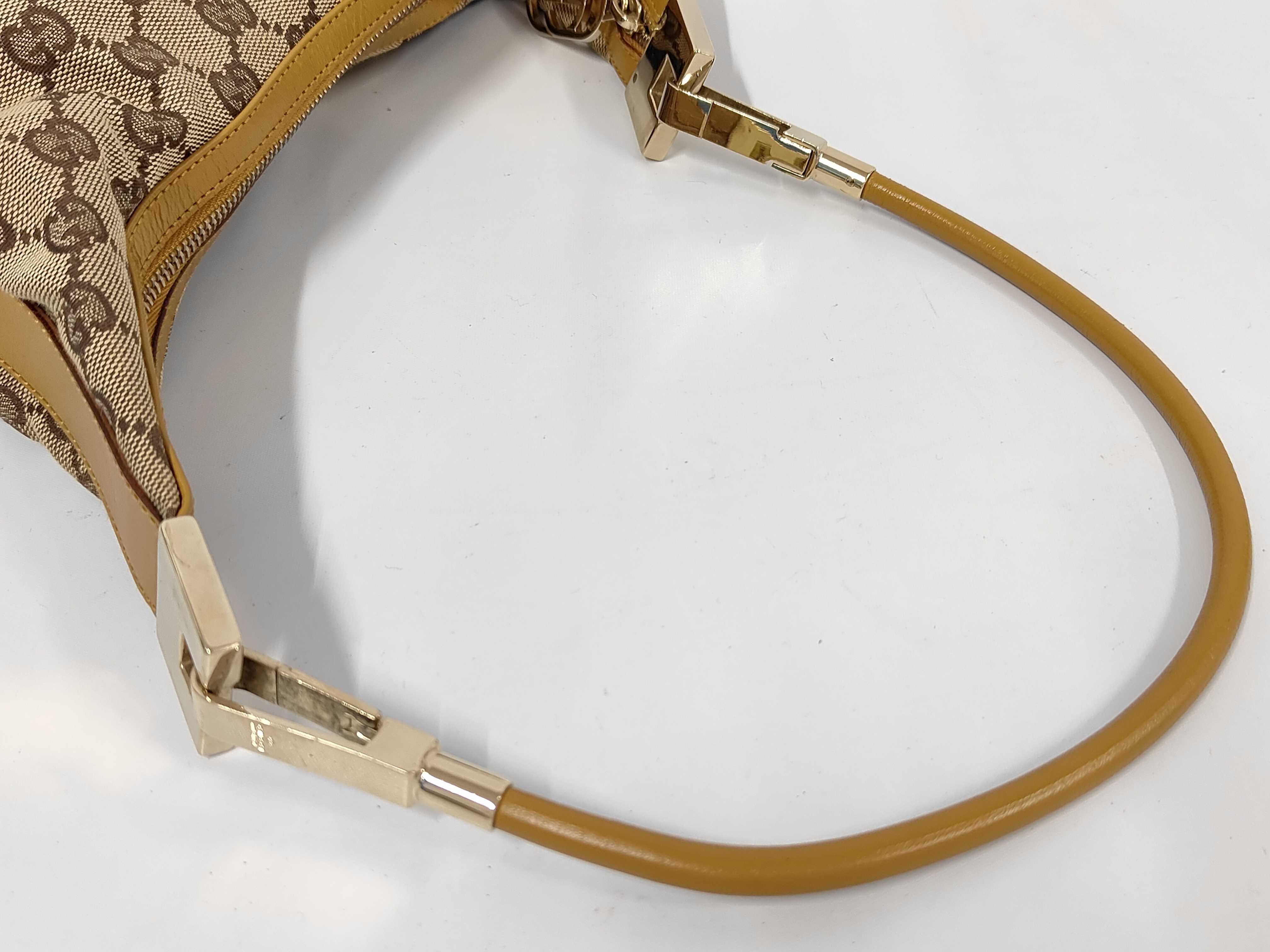 001・3814GG Canvas Shoulder Bag with Dust Bag — view 3