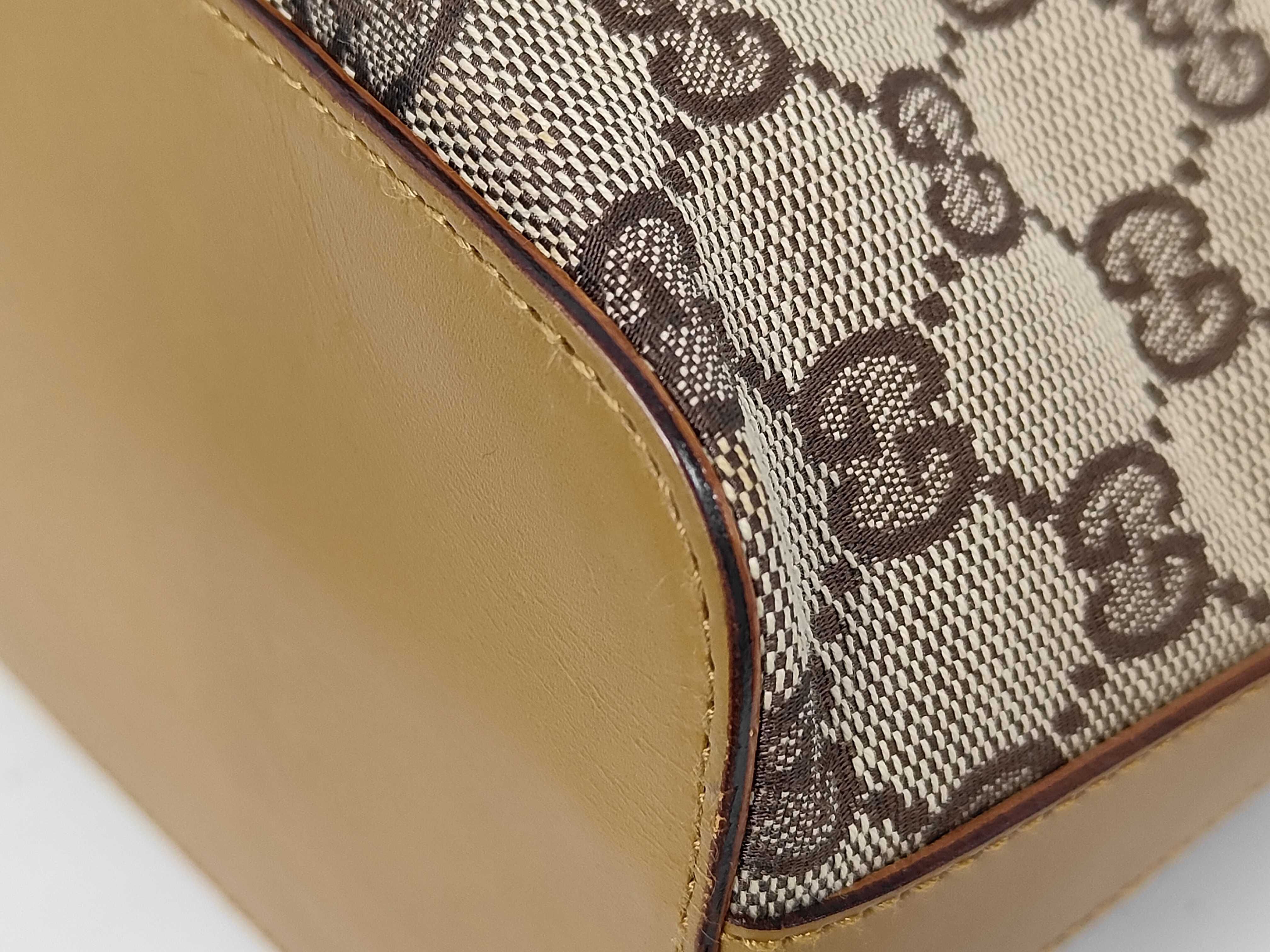 001・3814GG Canvas Shoulder Bag with Dust Bag — view 6