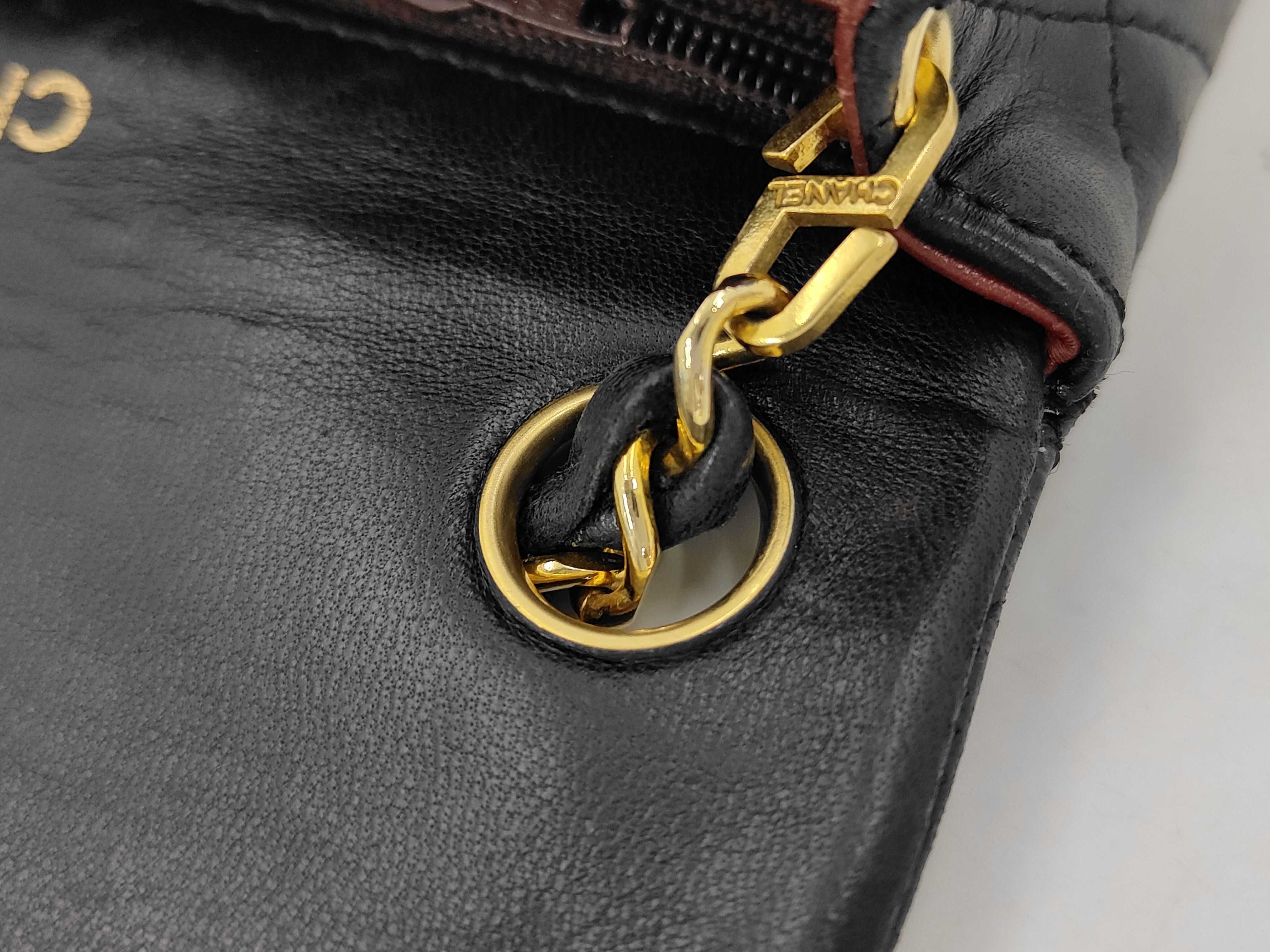 Mini Matelassé Lambskin Shoulder Bag with Gold Hardware (Serial Number 08) - Includes Card and Seal — view 10