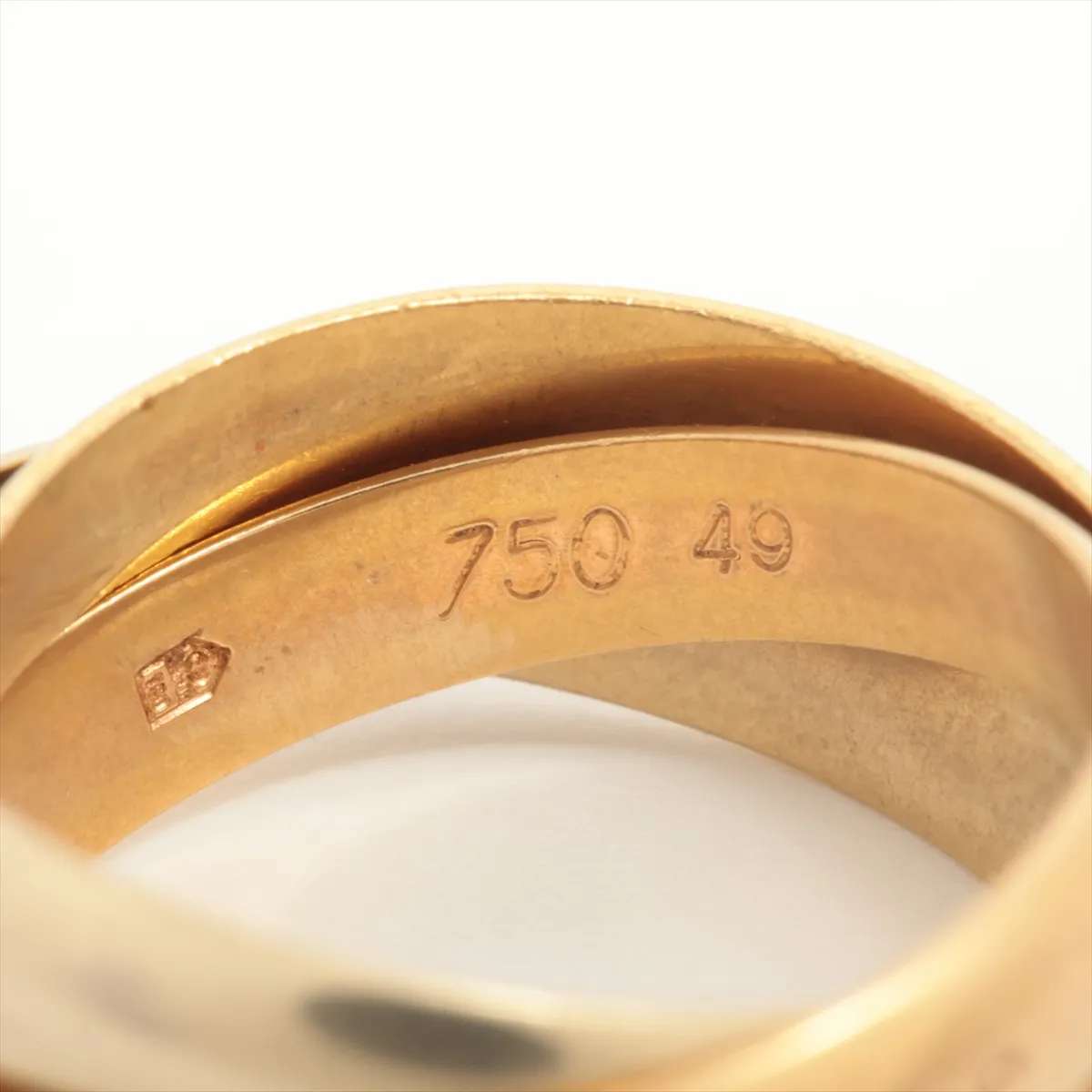 Trinity Ring 750 (YG x PG x WG) 7.2g 49 Plating — view 3