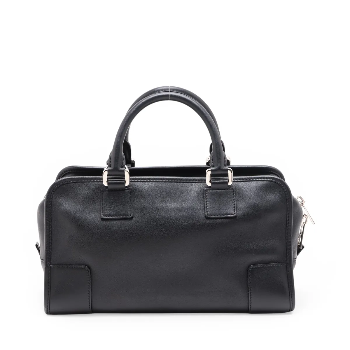 Amazona 28 Leather 2-Way Handbag, Black — view 2