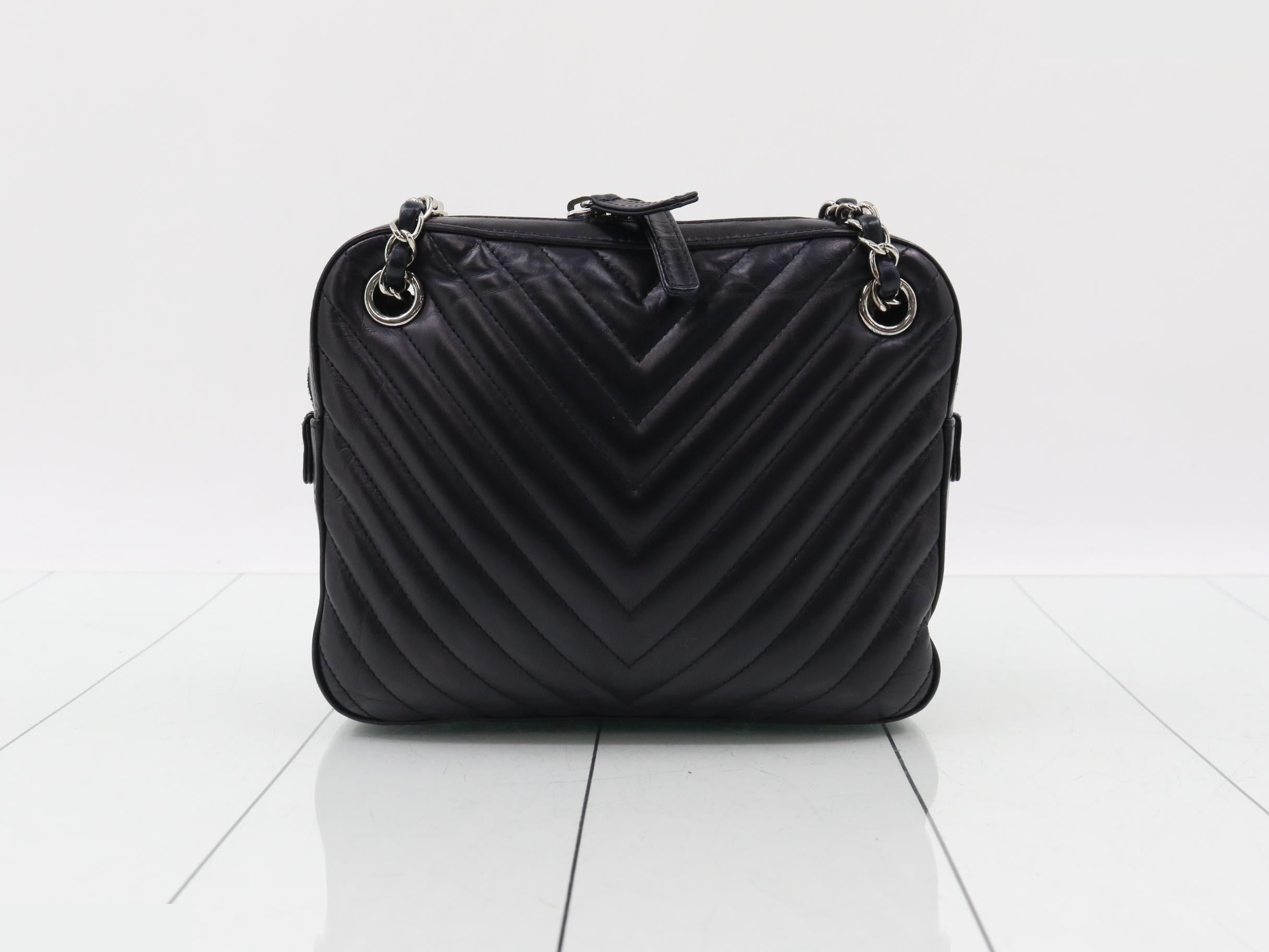 Twin Lambskin Chain Shoulder Bag — view 2