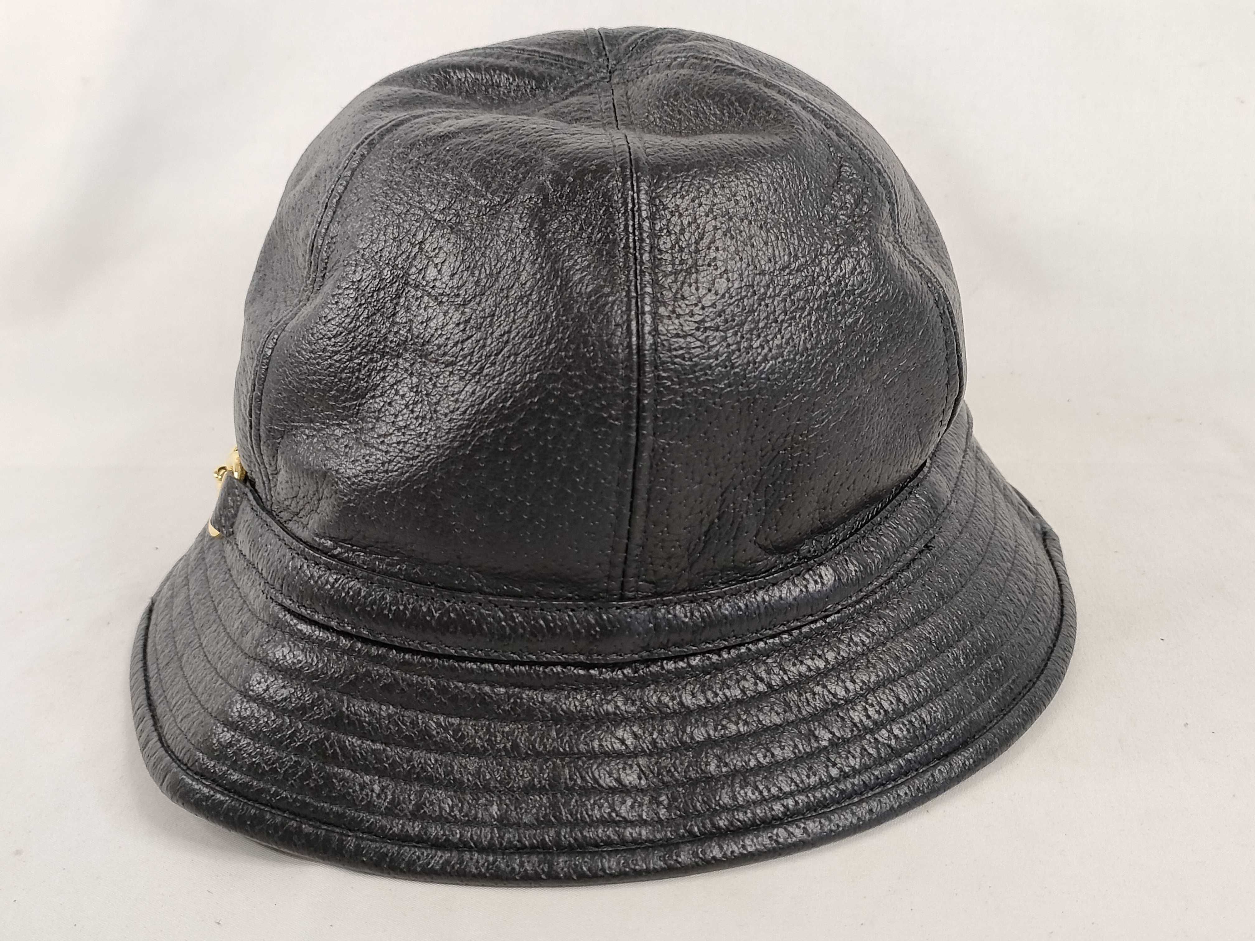 Horsebit Hat, Black, 57cm, Other Accessories — view 2