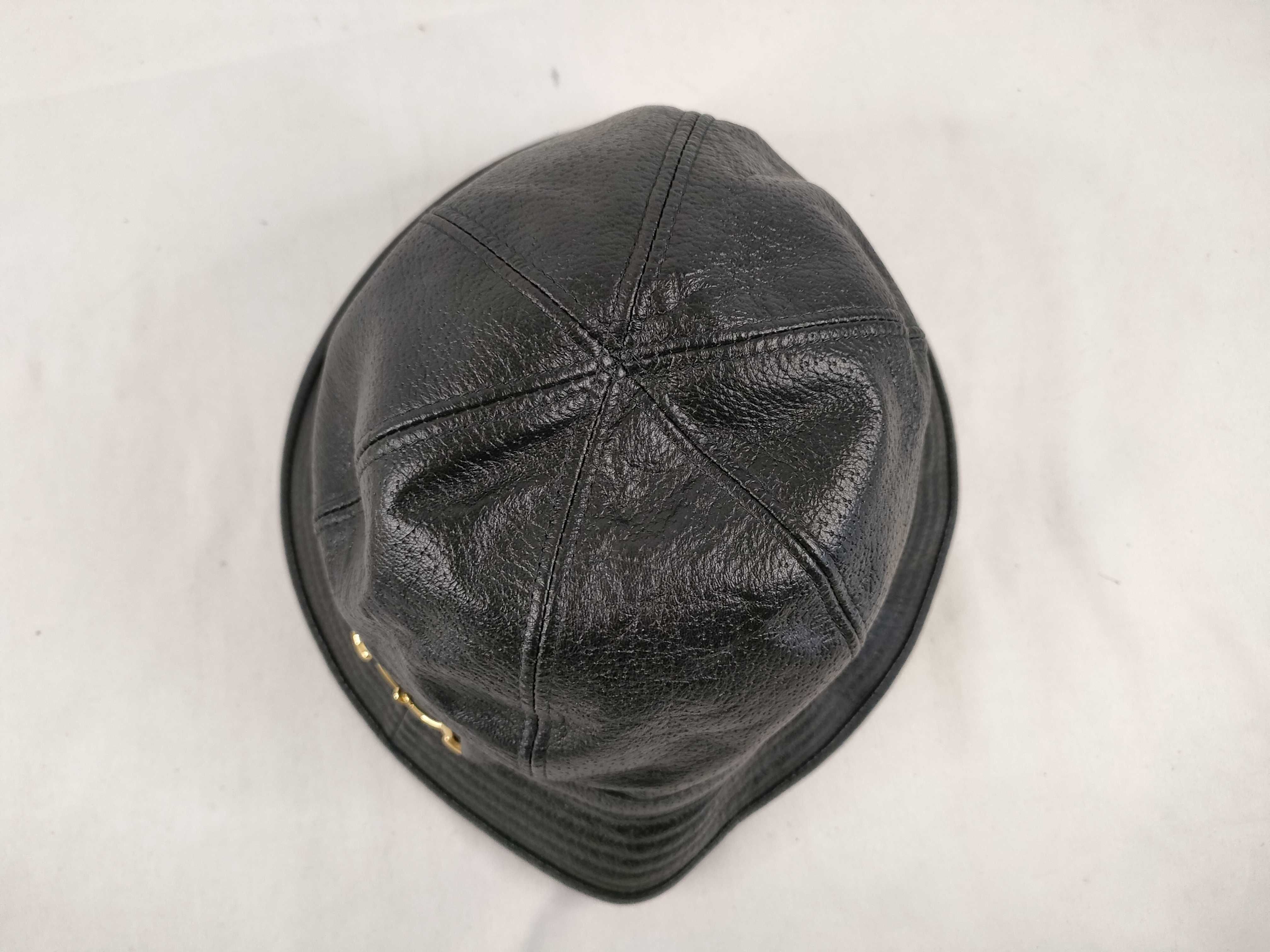 Horsebit Hat, Black, 57cm, Other Accessories — view 3