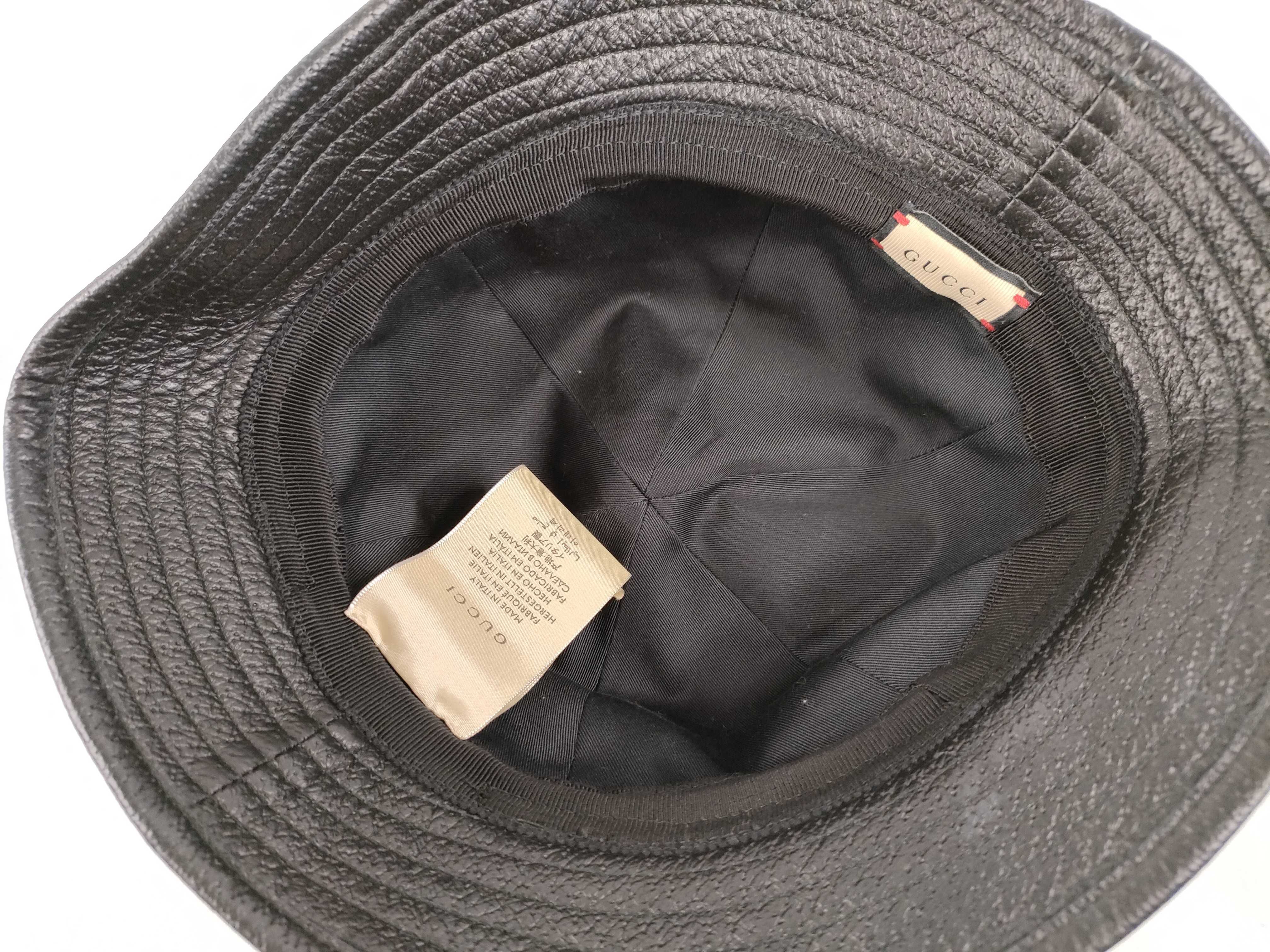 Horsebit Hat, Black, 57cm, Other Accessories — view 4
