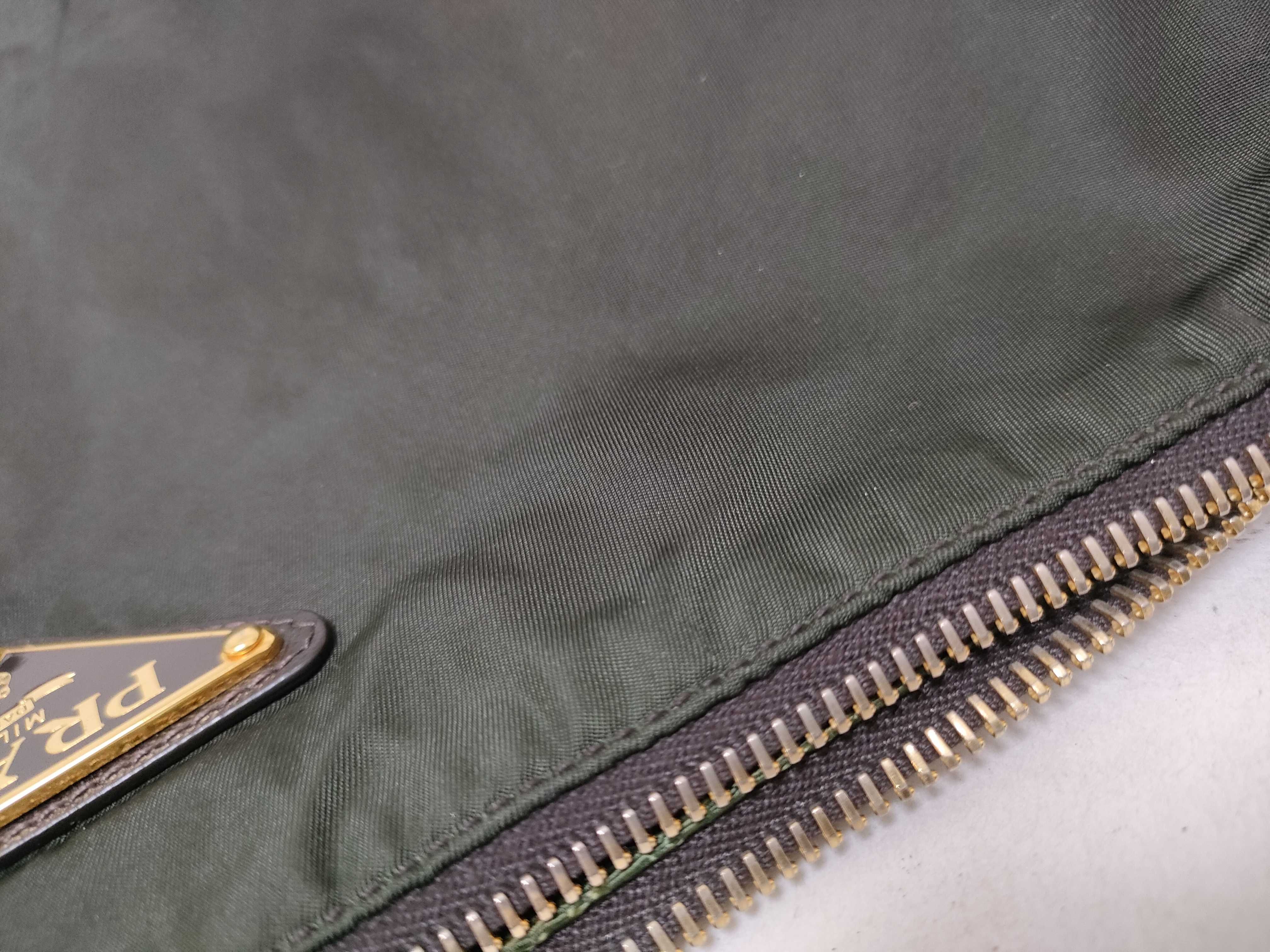 Nylon One-Shoulder Bag with Triangle Logo — view 14
