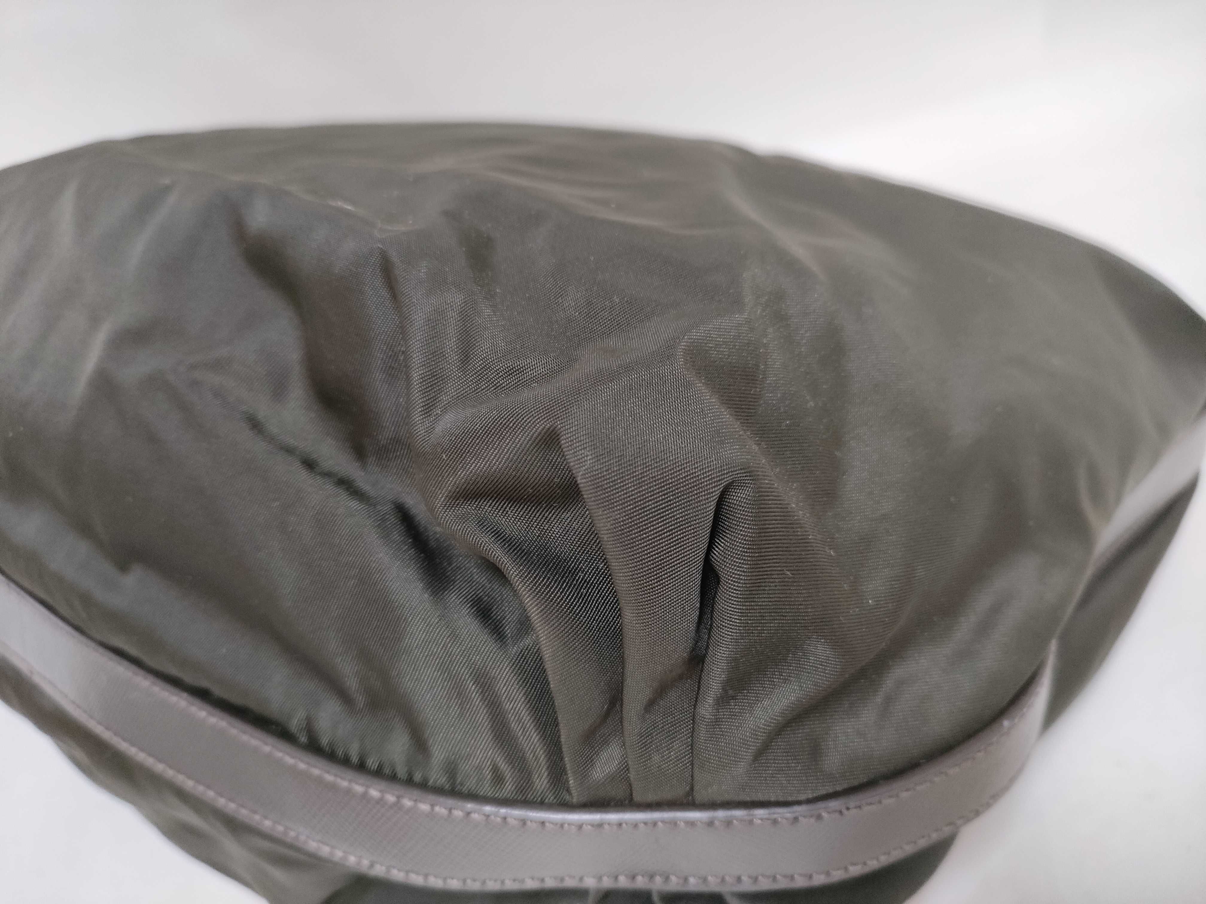 Nylon One-Shoulder Bag with Triangle Logo — view 6