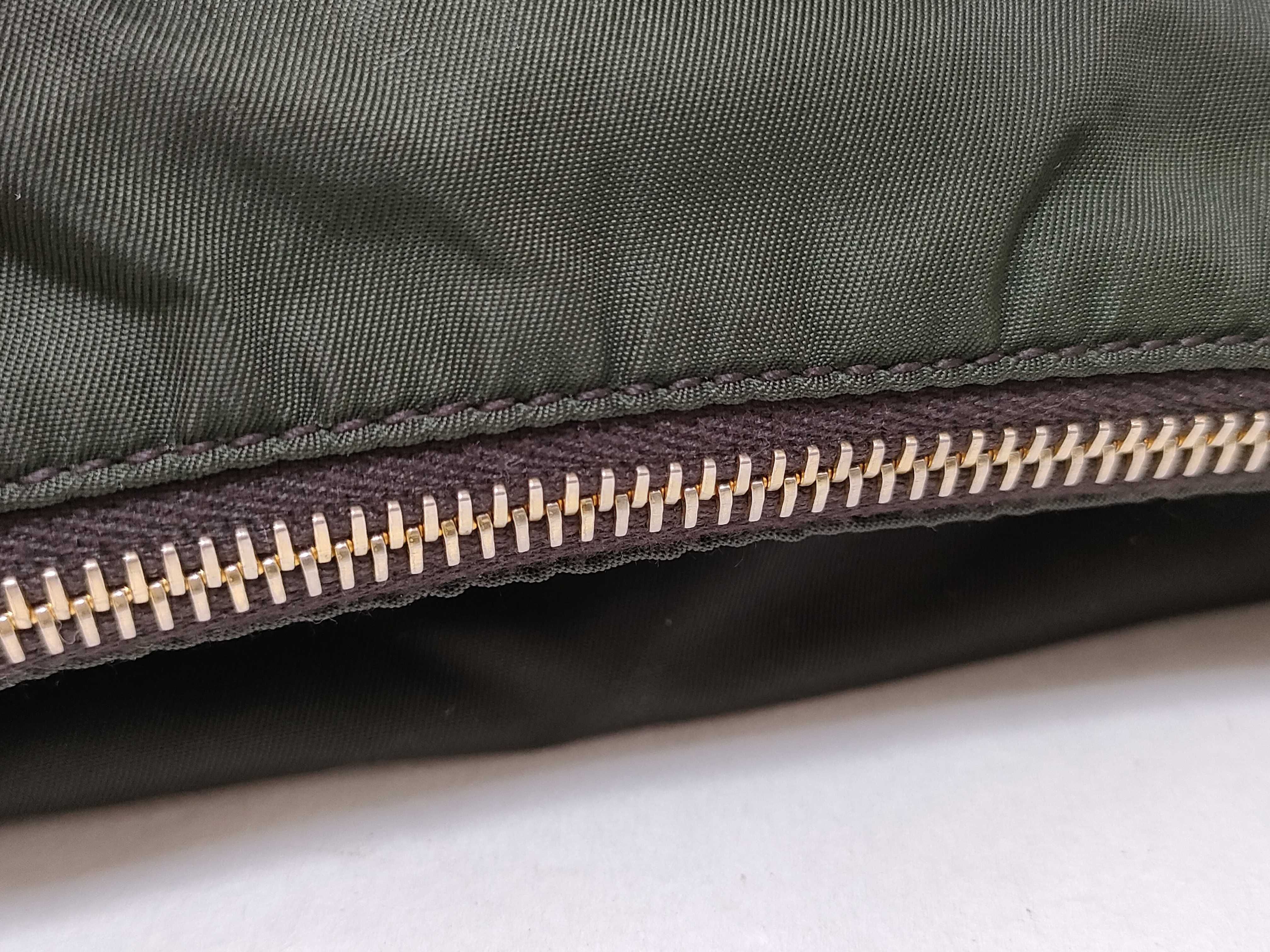 Nylon One-Shoulder Bag with Triangle Logo — view 8