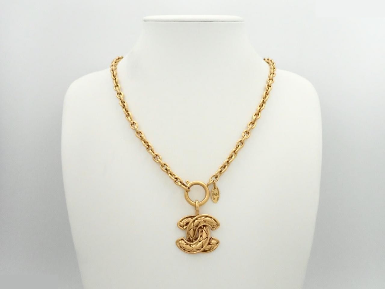 Coco Mark Necklace / GP Chain approx. 60cm — view 3