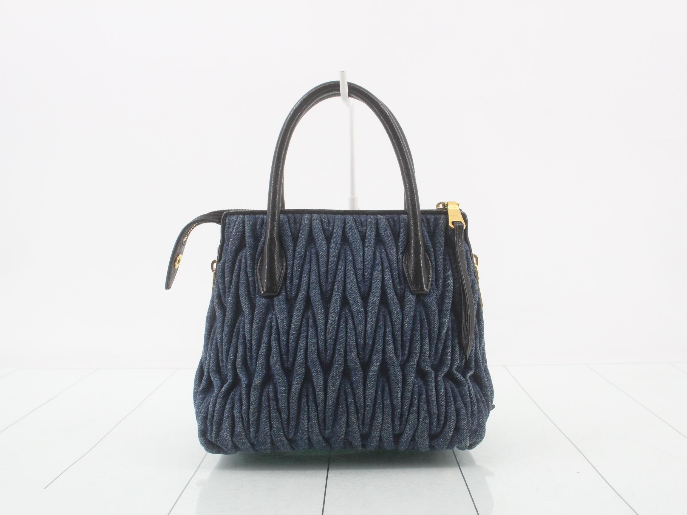 Matelassé (bag) - Handbag - Denim — view 2