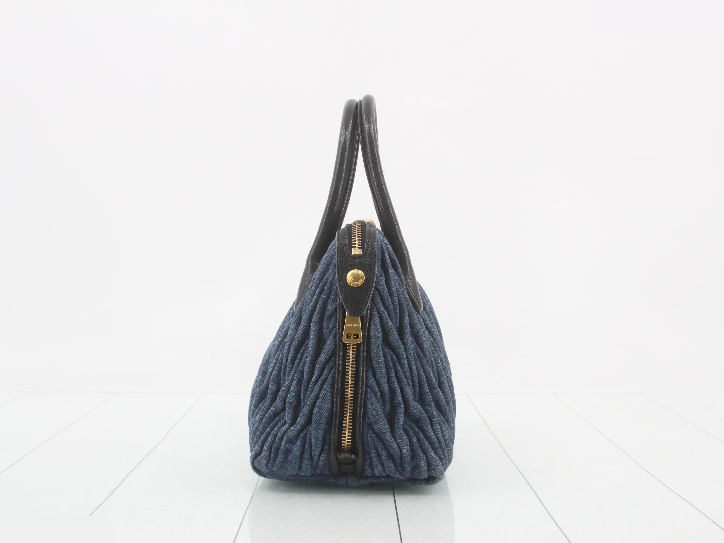 Matelassé (bag) - Handbag - Denim — view 3