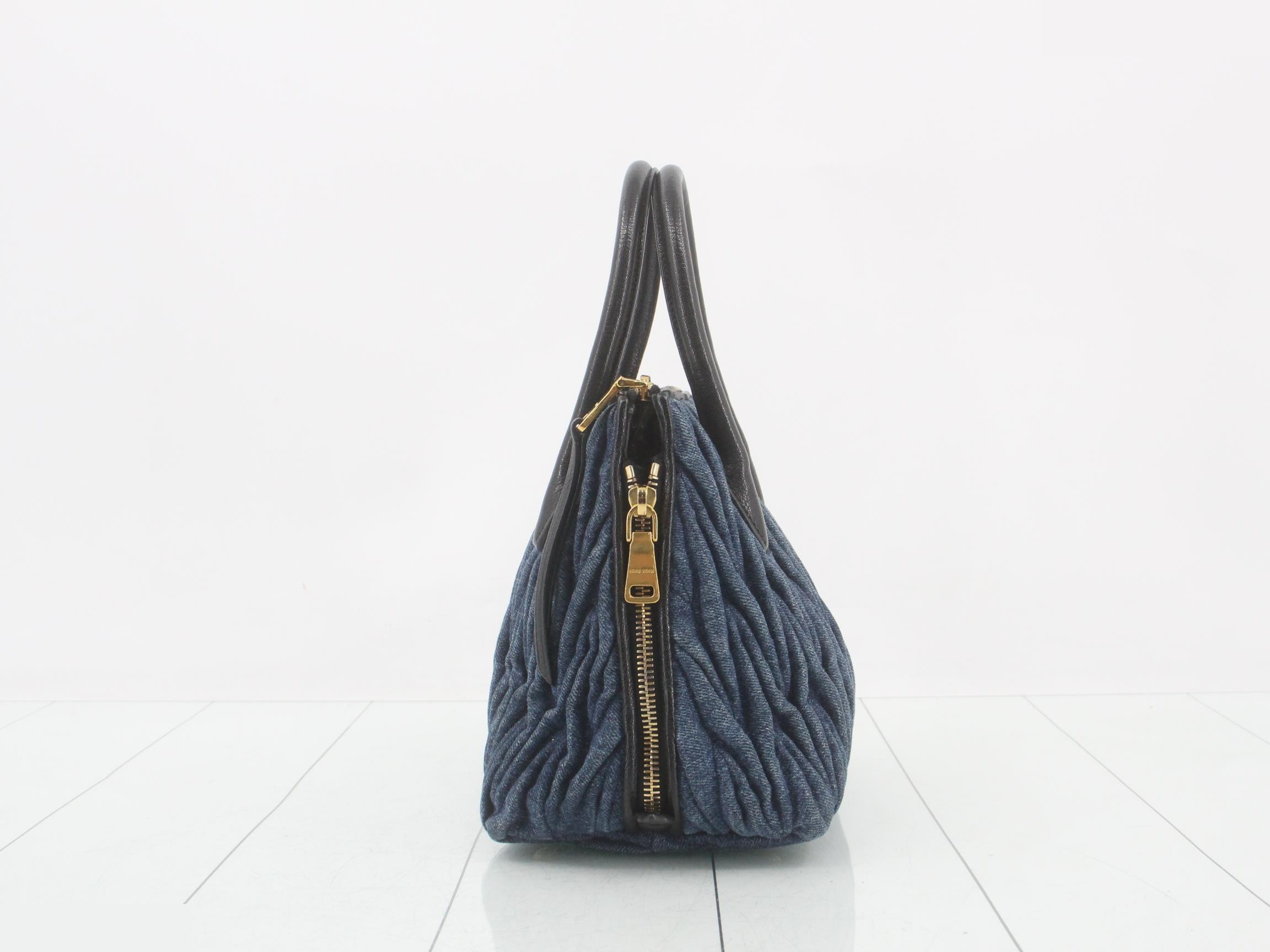 Matelassé (bag) - Handbag - Denim — view 4
