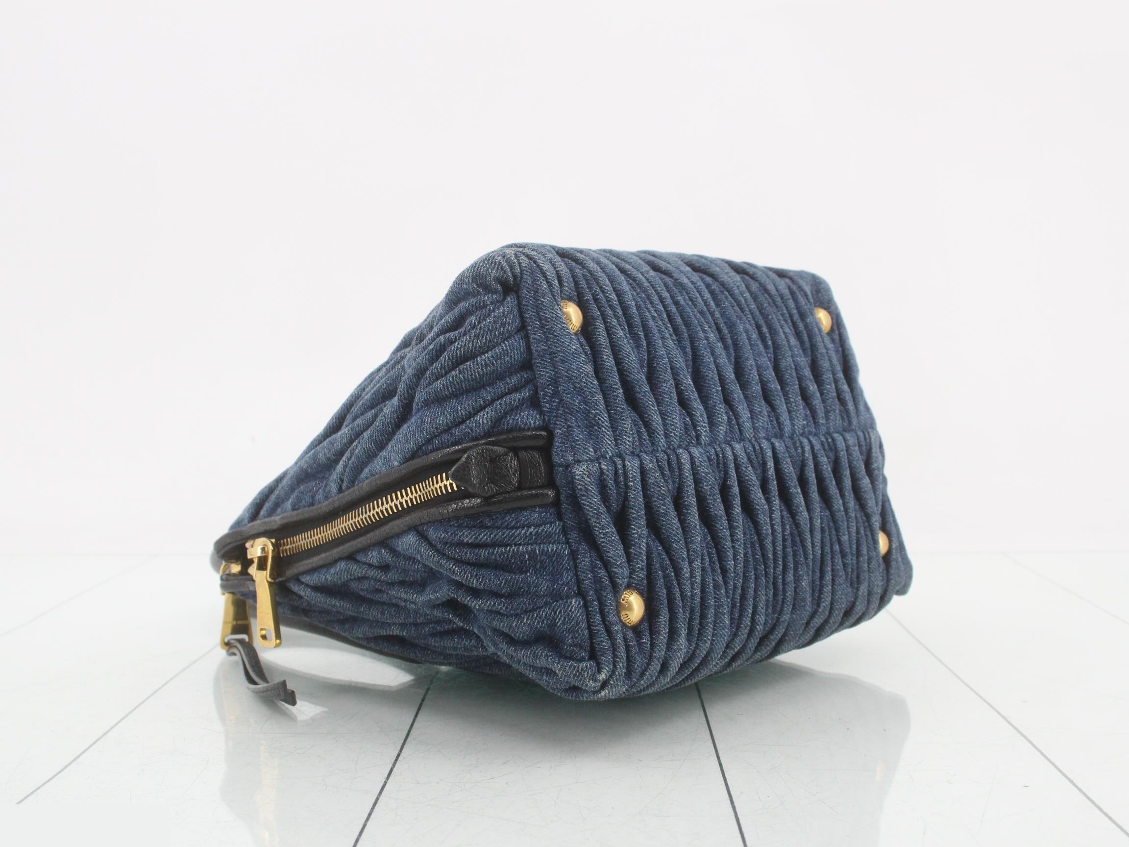 Matelassé (bag) - Handbag - Denim — view 5
