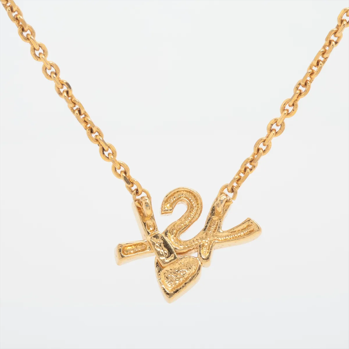 necklace, GP gold, — view 2