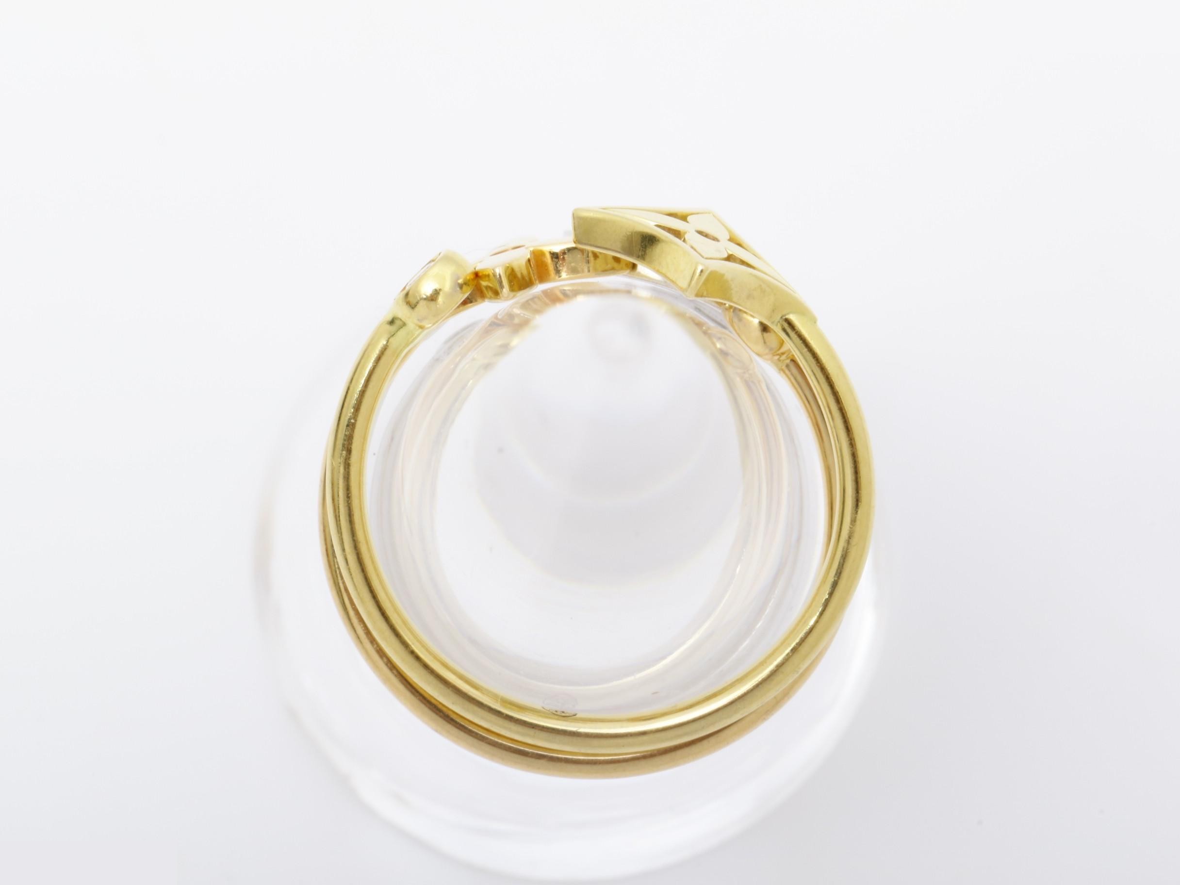 750YG/PG/WG Diamond Bague Monogram Idylle — view 5