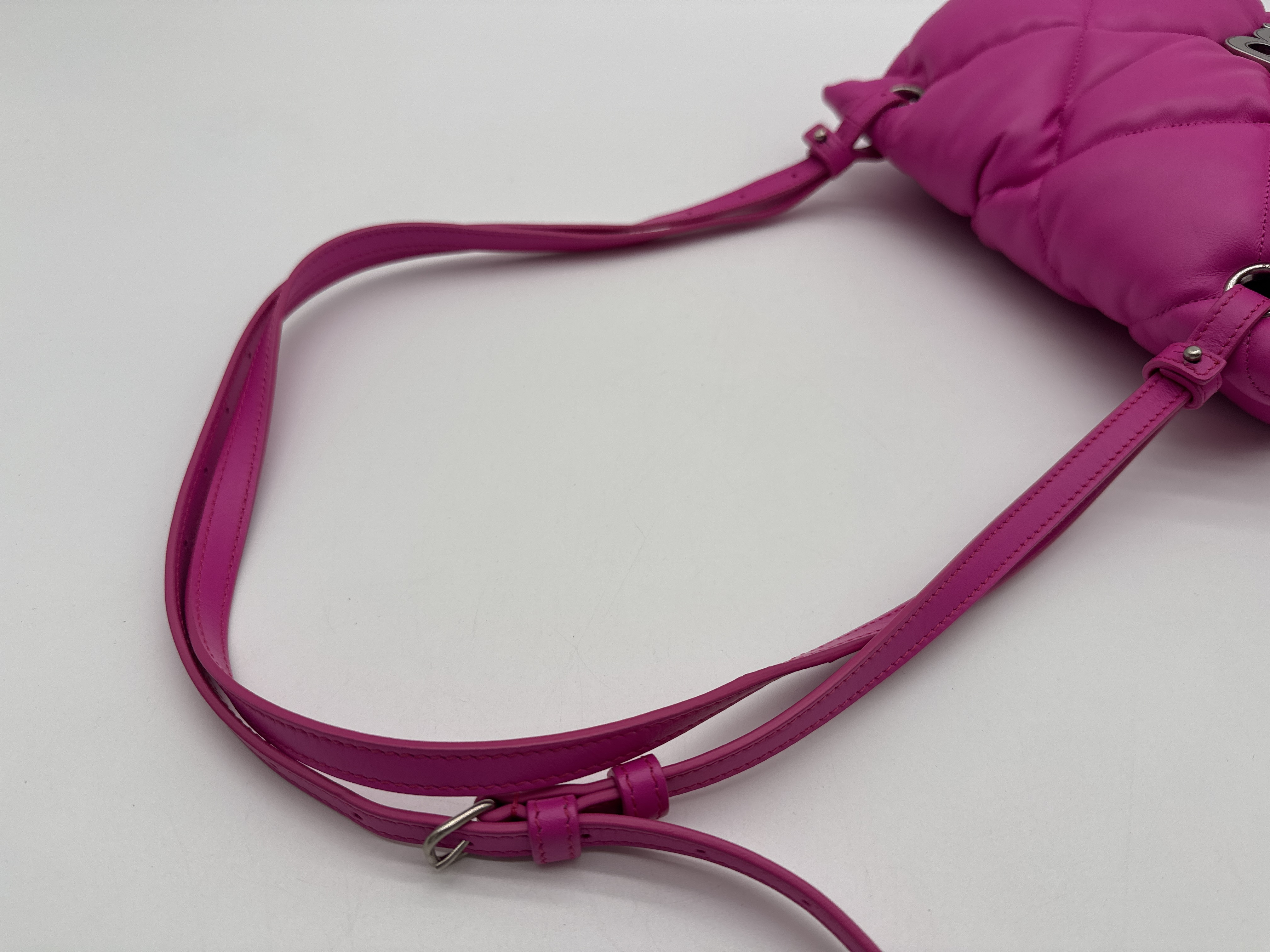 Touch Puffy Pink Shoulder Bag Handbag — view 8