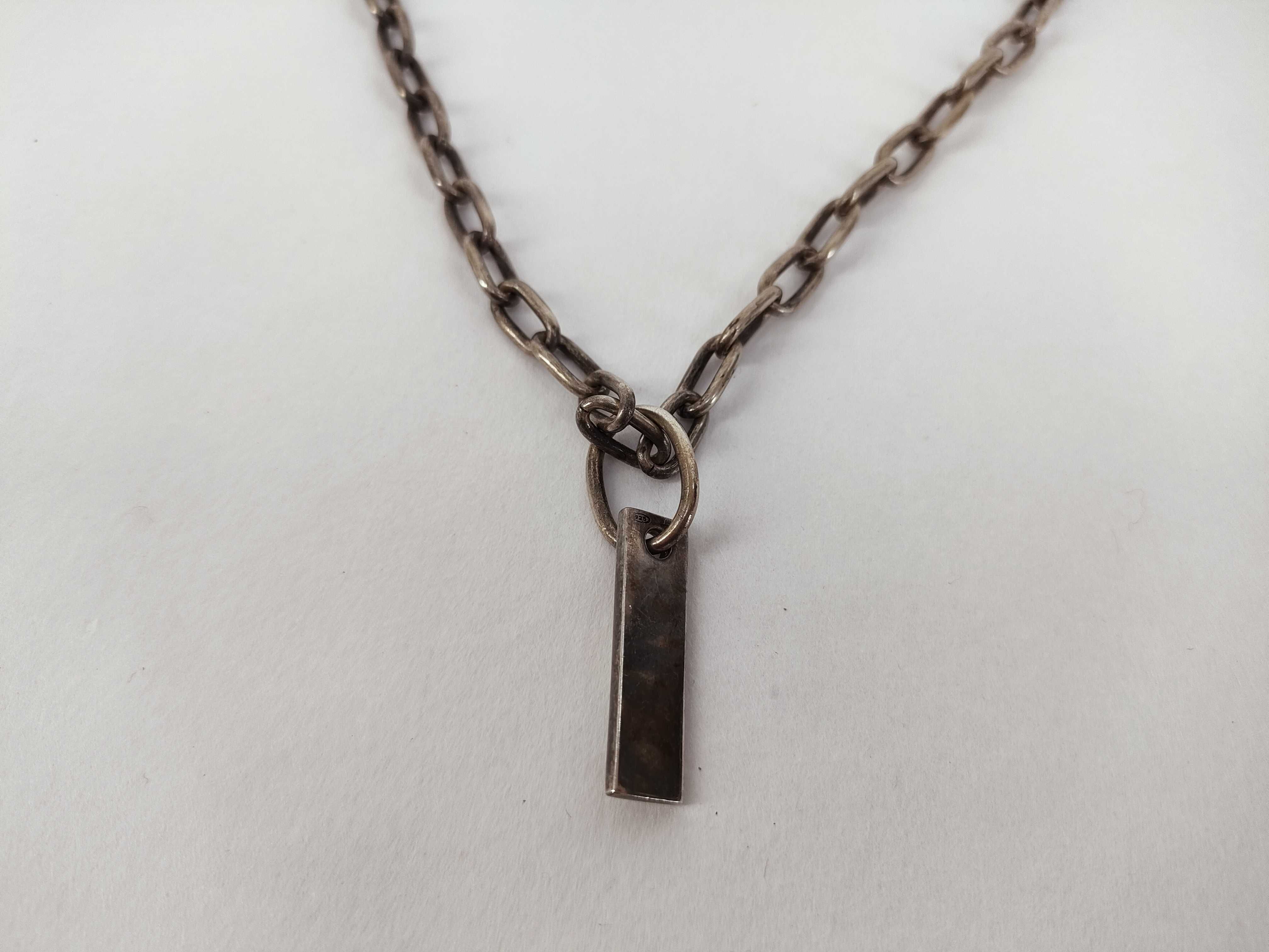 SV925 Necklace Chain Plate Necklace — view 2