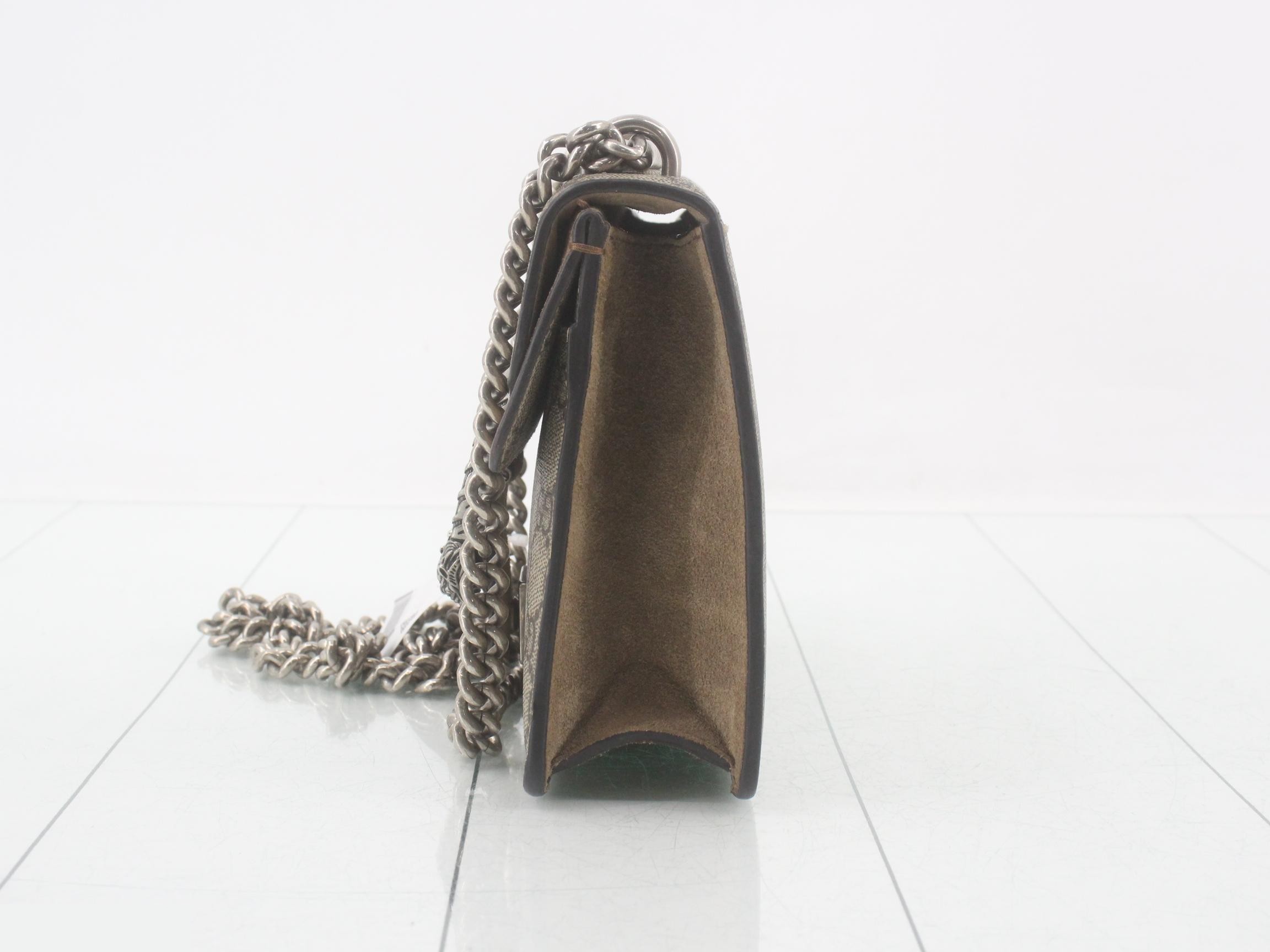 Dionysus GG Supreme Suede Chain Shoulder Bag — view 3