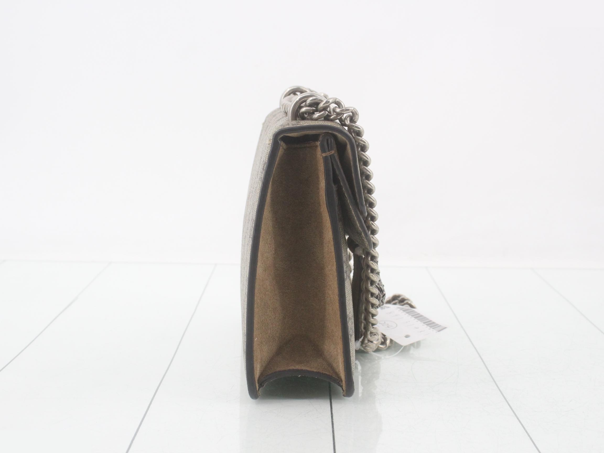 Dionysus GG Supreme Suede Chain Shoulder Bag — view 4