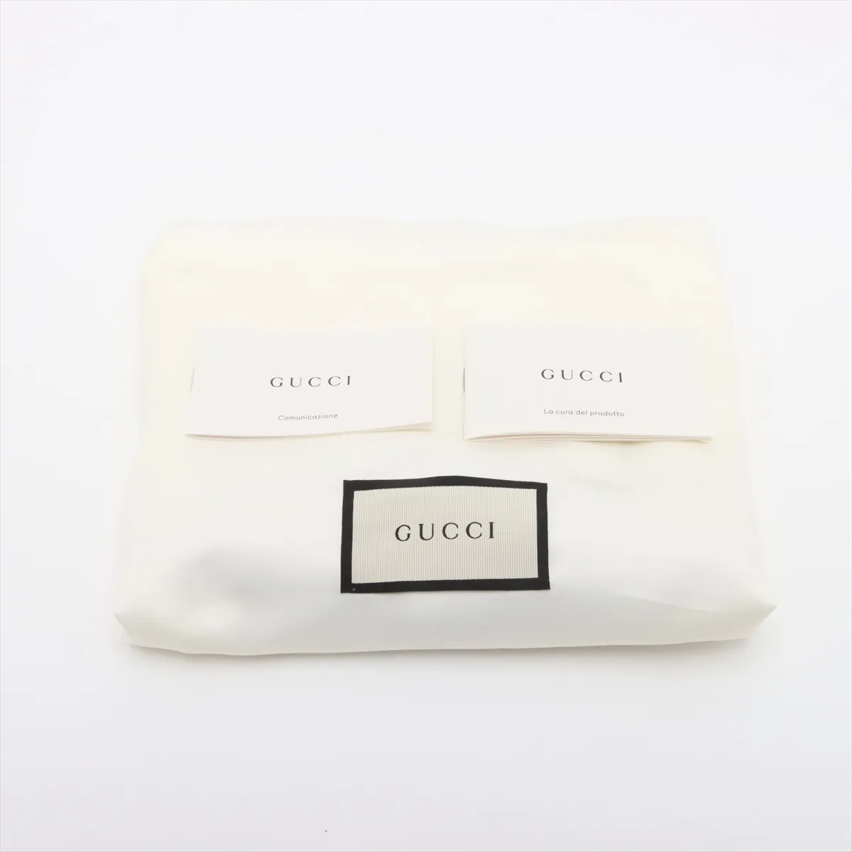 Micro Guccisima Leather 2WAY Handbag Ivory 449663 Outlet — view 13