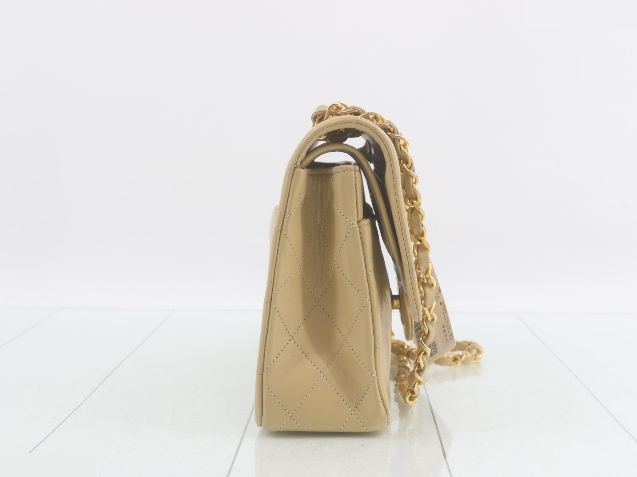 Lambskin WW with guarantee, beige matelassé — view 4