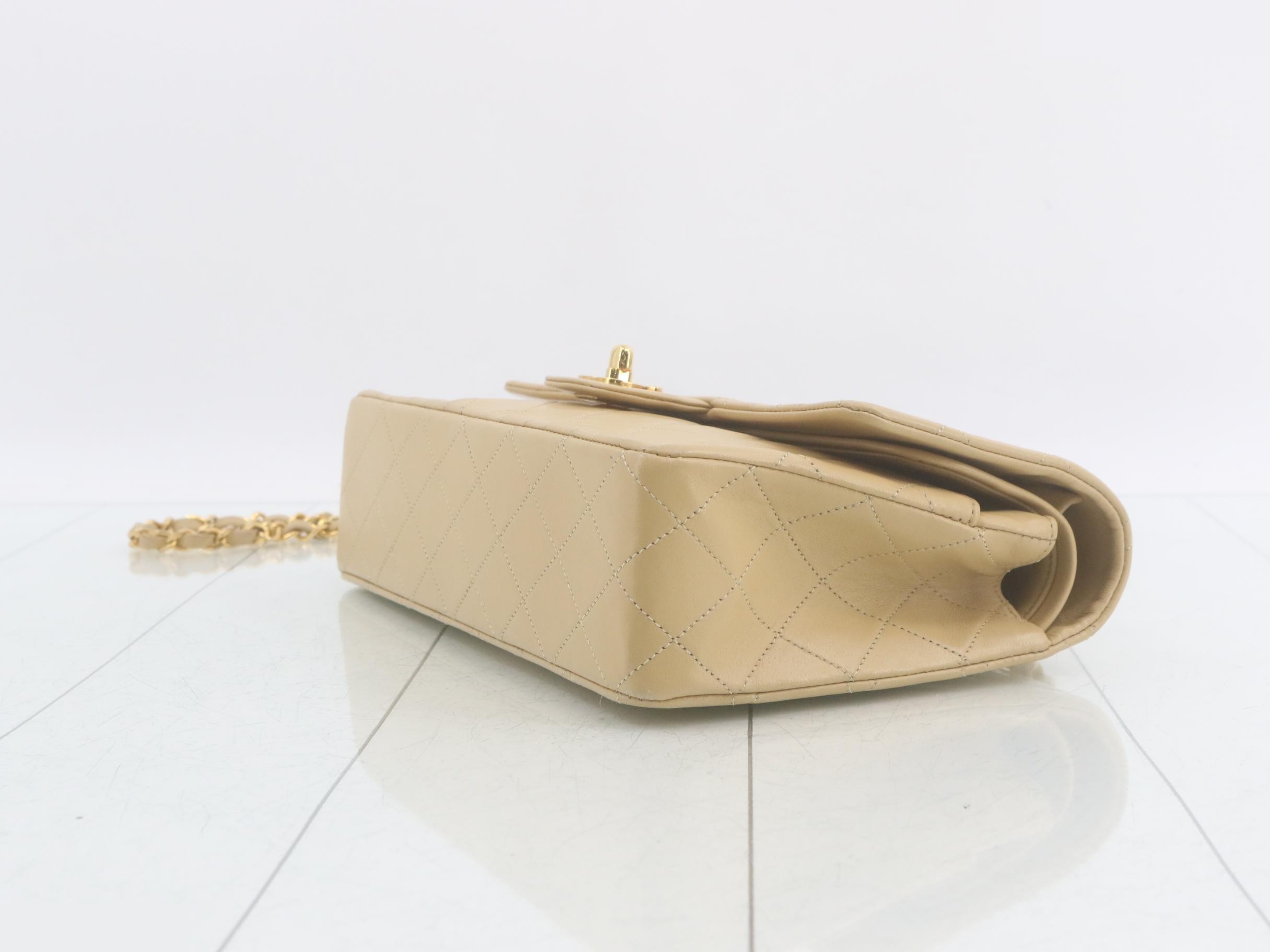 Lambskin WW with guarantee, beige matelassé — view 6