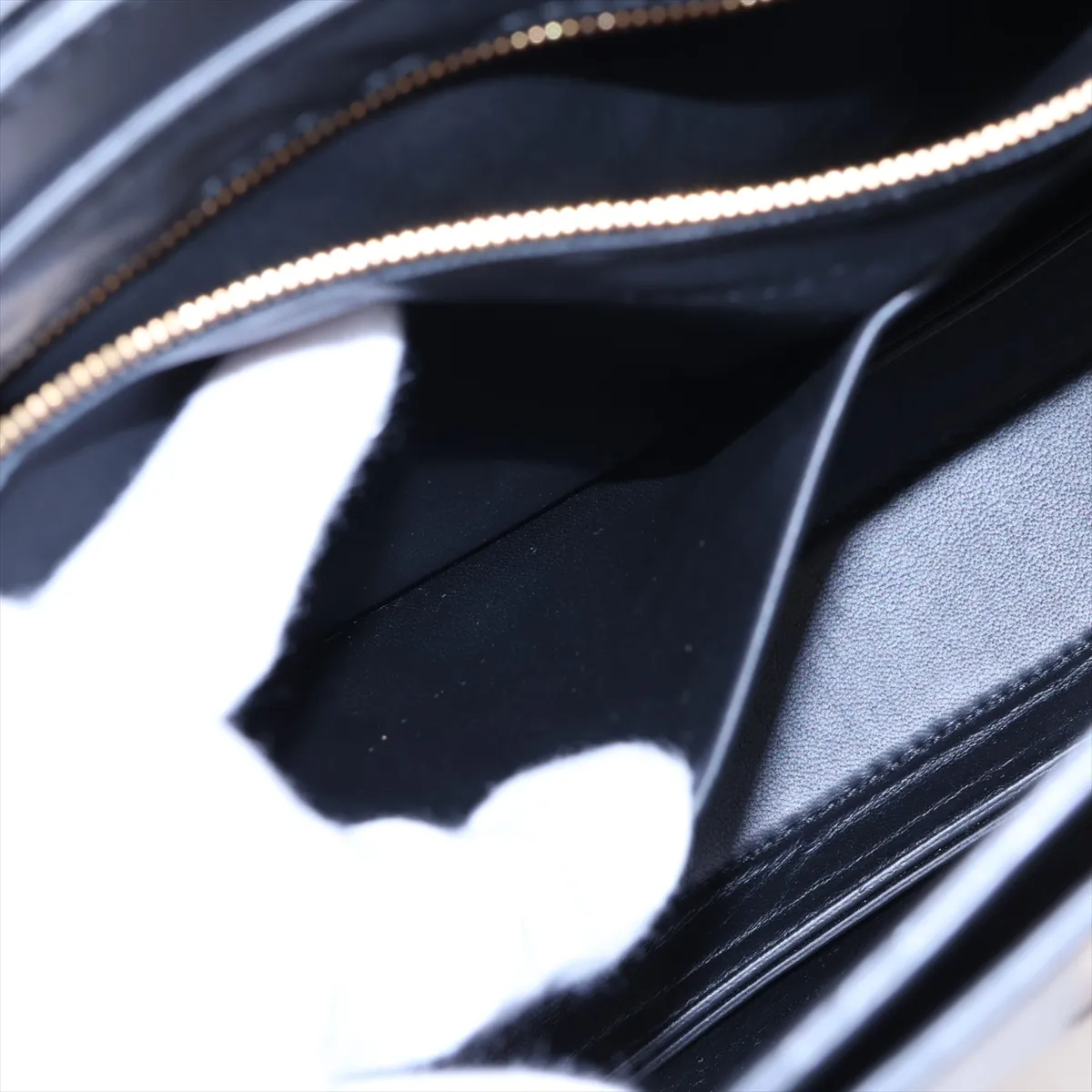 Marie Leather Shoulder Bag, Black — view 9
