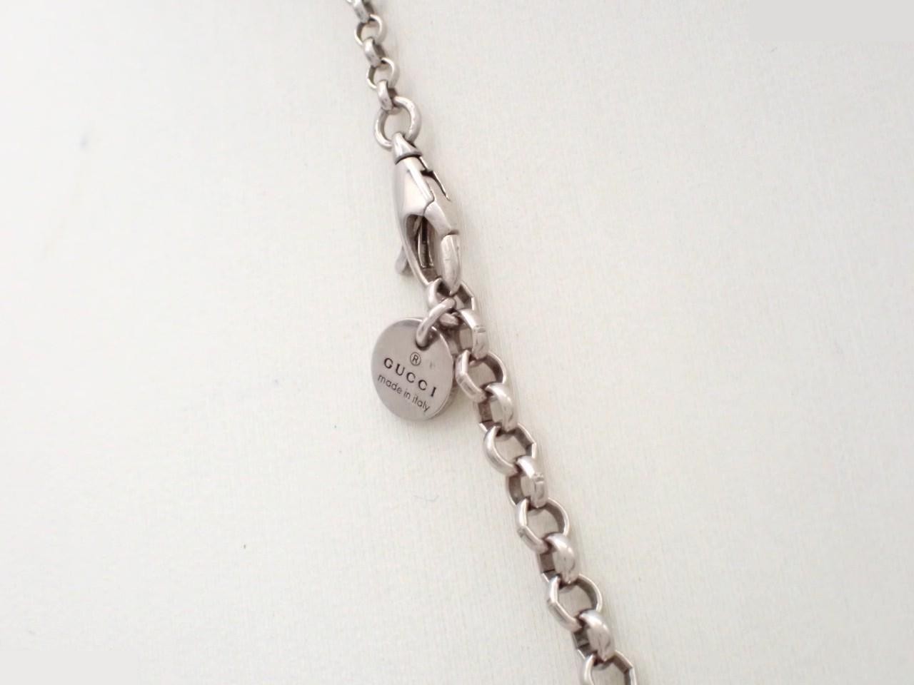 Interlocking G necklace, 925 silver, 7.32g, chain approximately 50cm — view 2