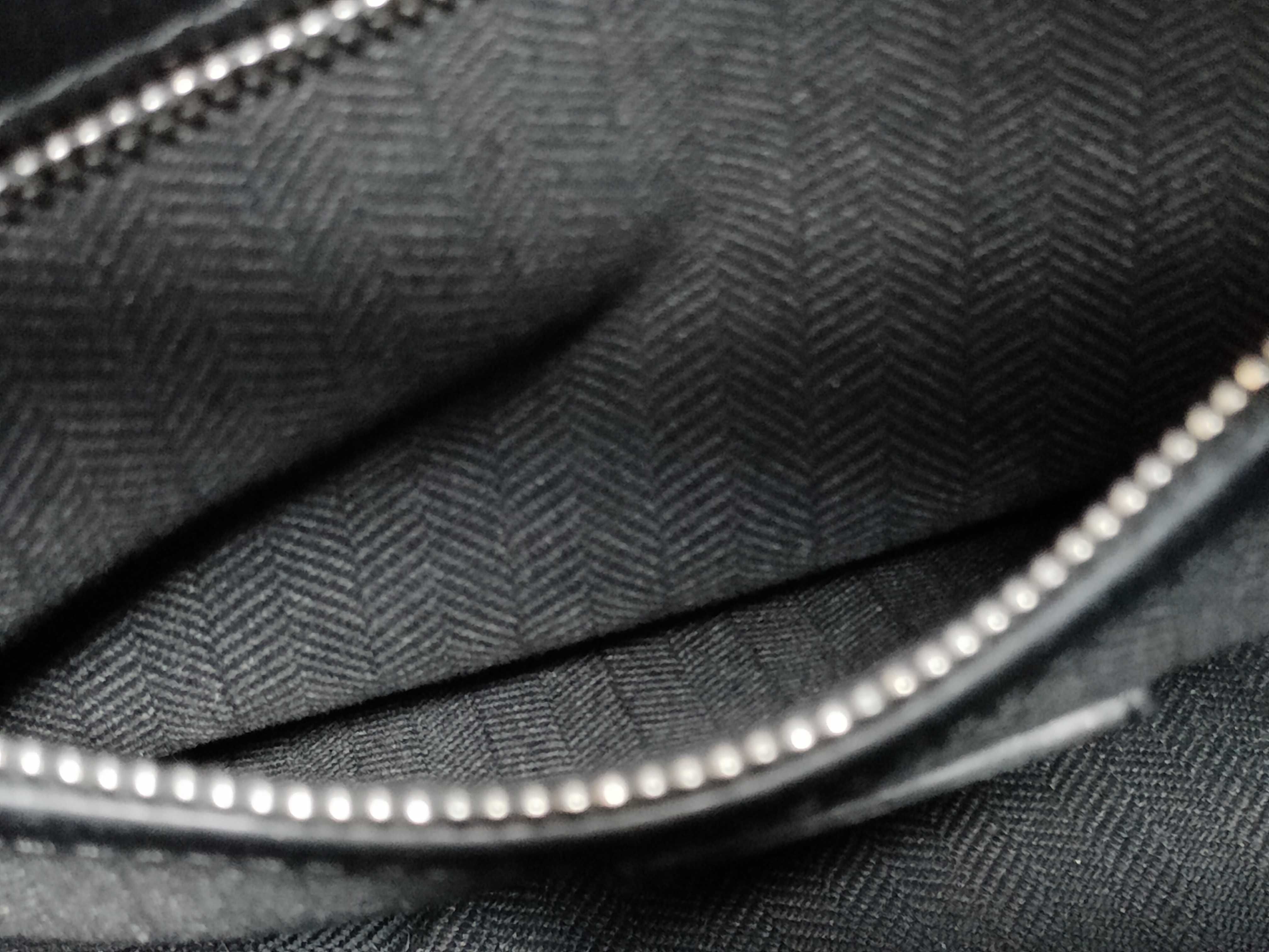Flamenco Knot Leather Shoulder Bag, Black — view 14