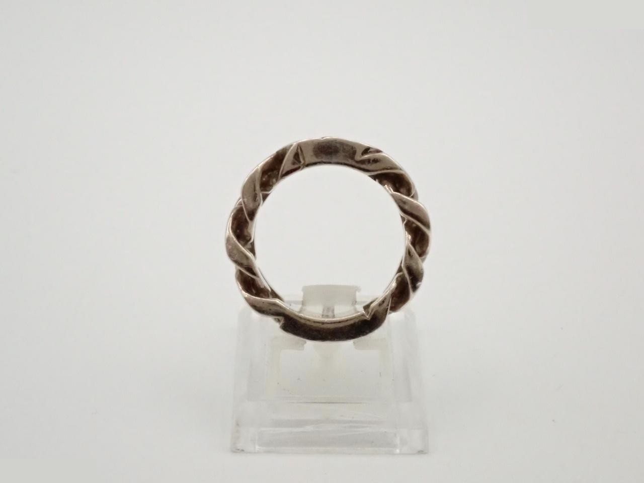 Other line: Precious metal ring, SV925, 12.2g, #18.5 — view 3