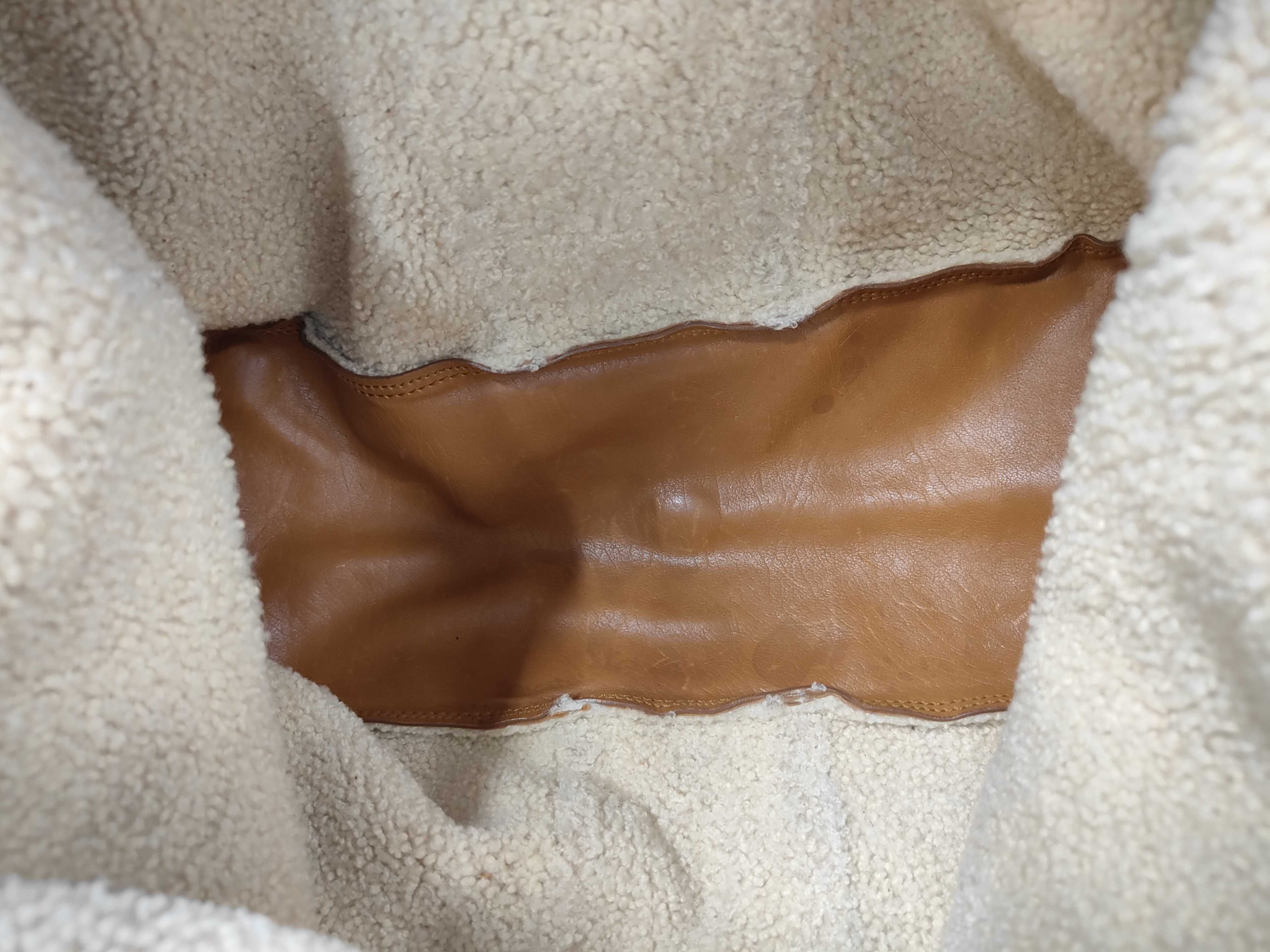 shearling tote bag — view 9