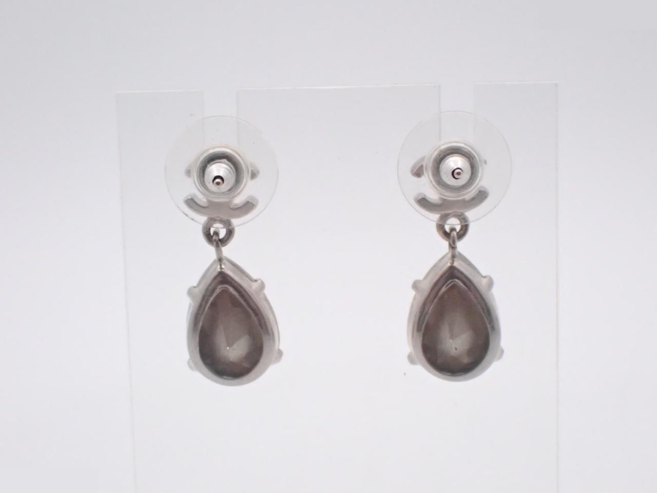 Coco Mark Large Teardrop Swing Earrings — view 2