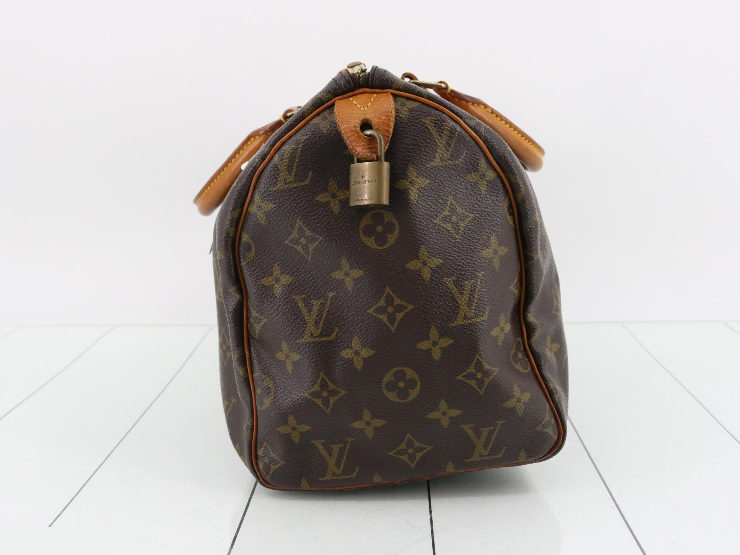 Speedy 30 Monogram Brown Handbag — view 3