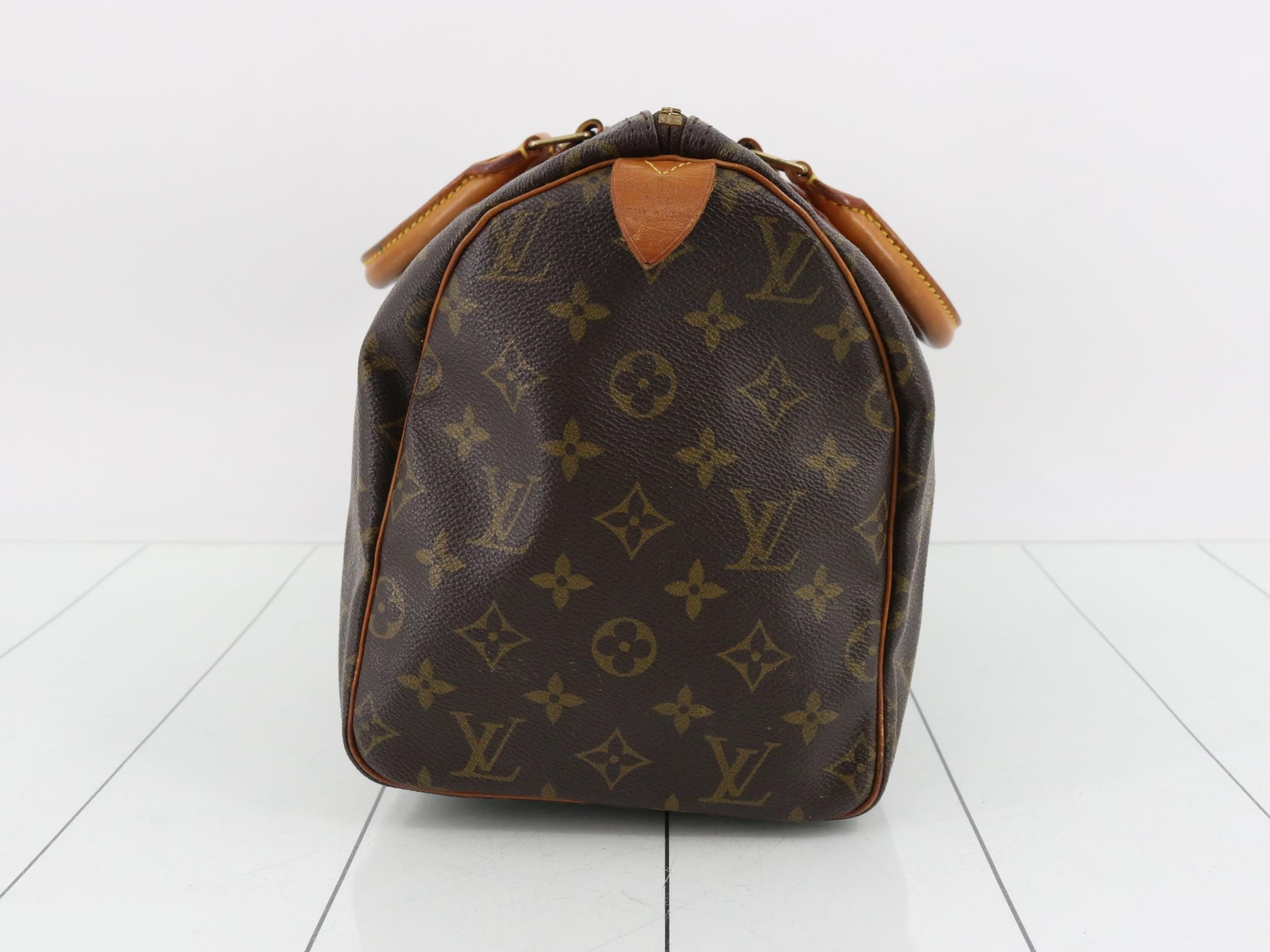 Speedy 30 Monogram Brown Handbag — view 4