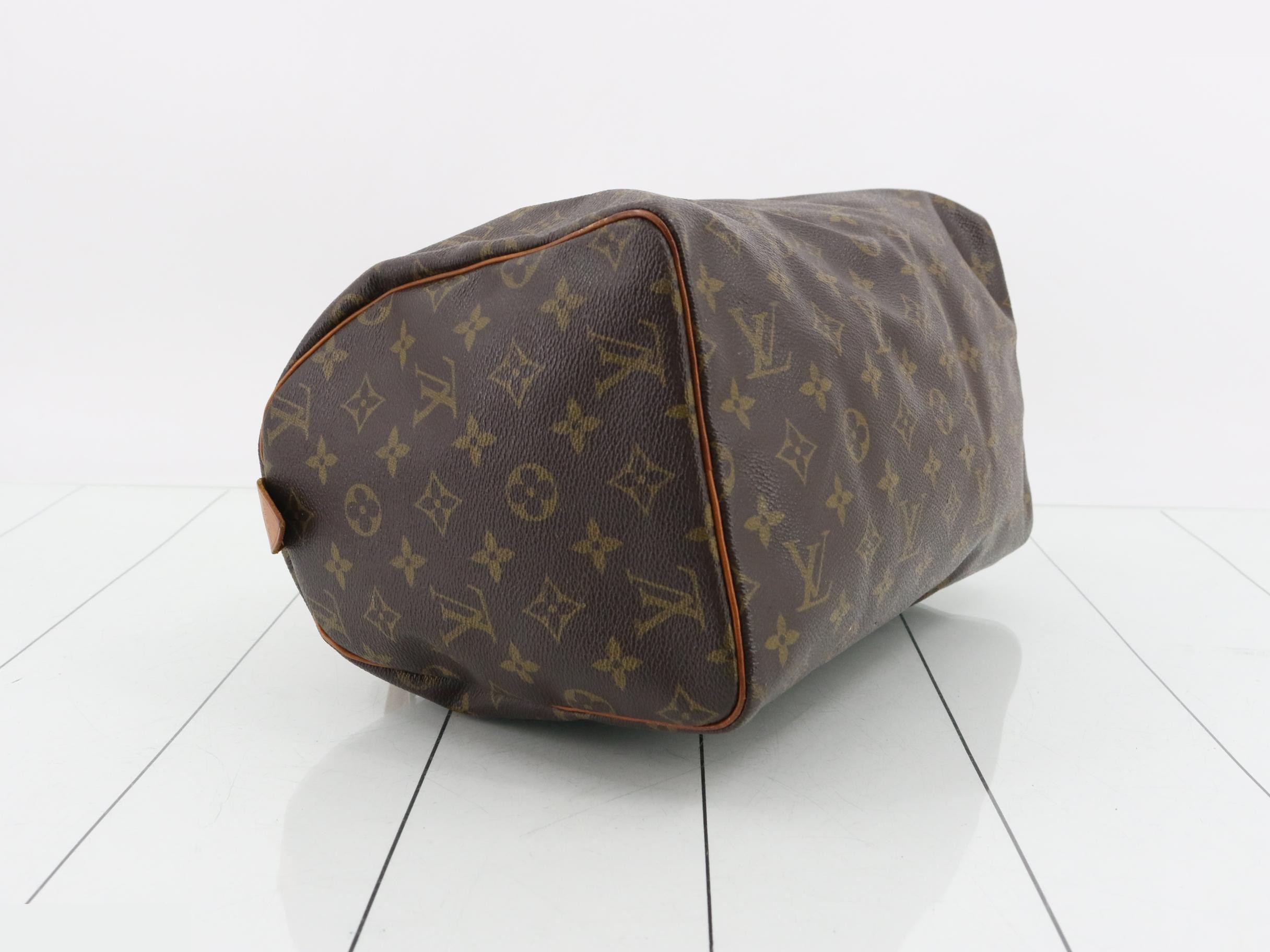 Speedy 30 Monogram Brown Handbag — view 5