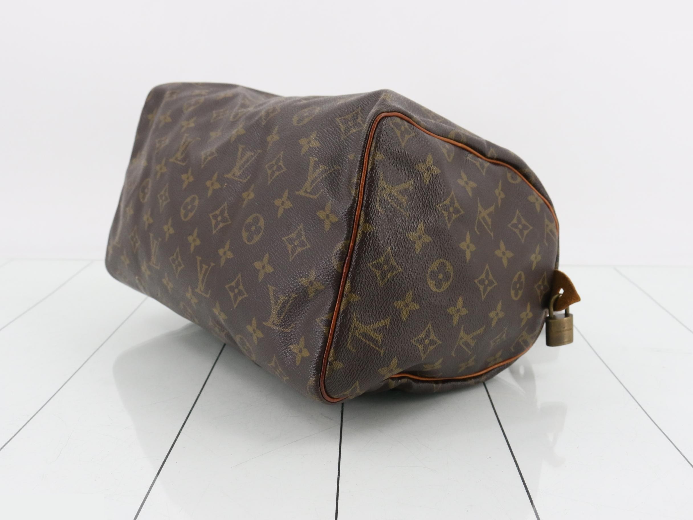 Speedy 30 Monogram Brown Handbag — view 6
