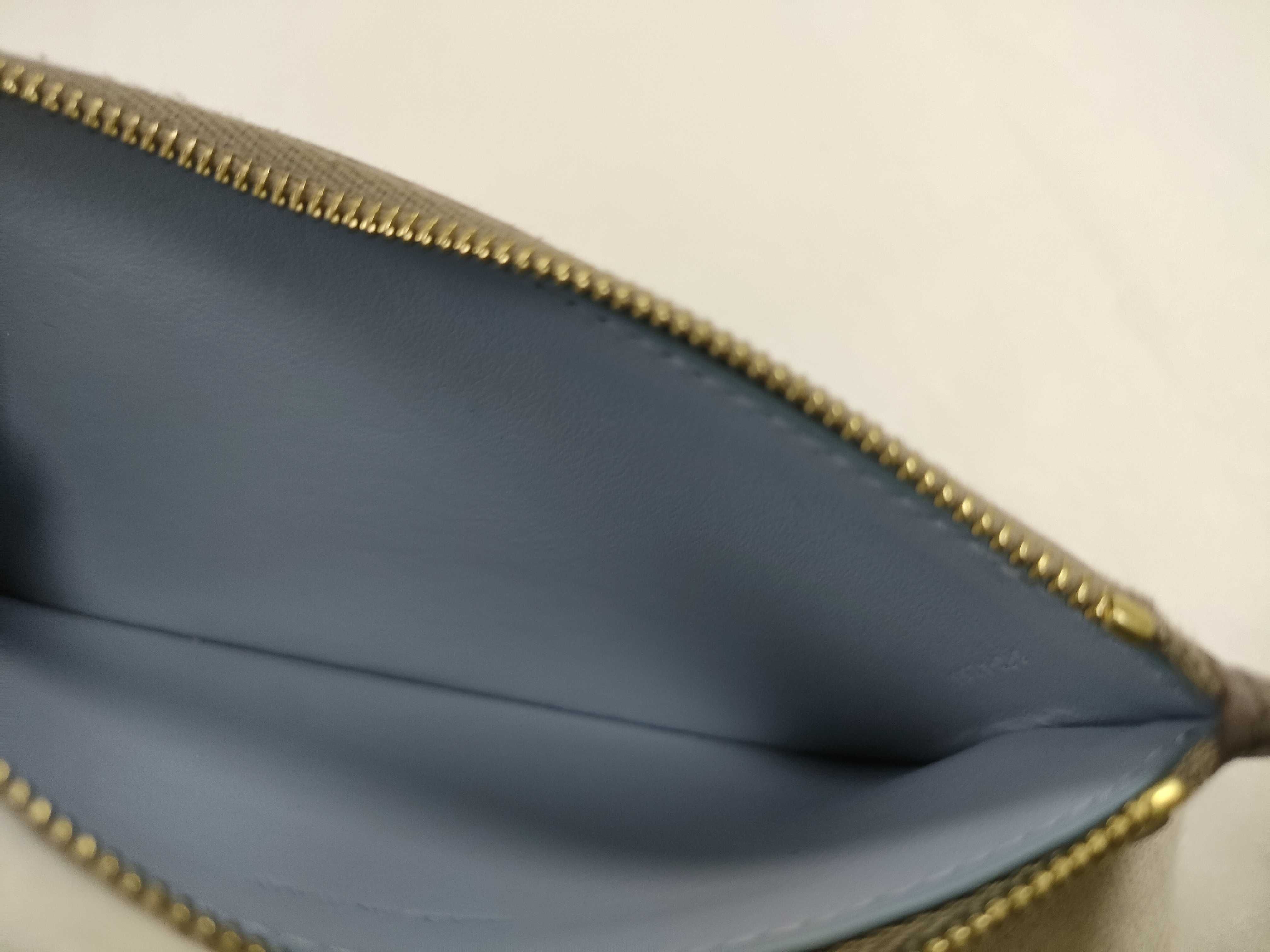 Leather Fragment Case, Beige, Card Case — view 8