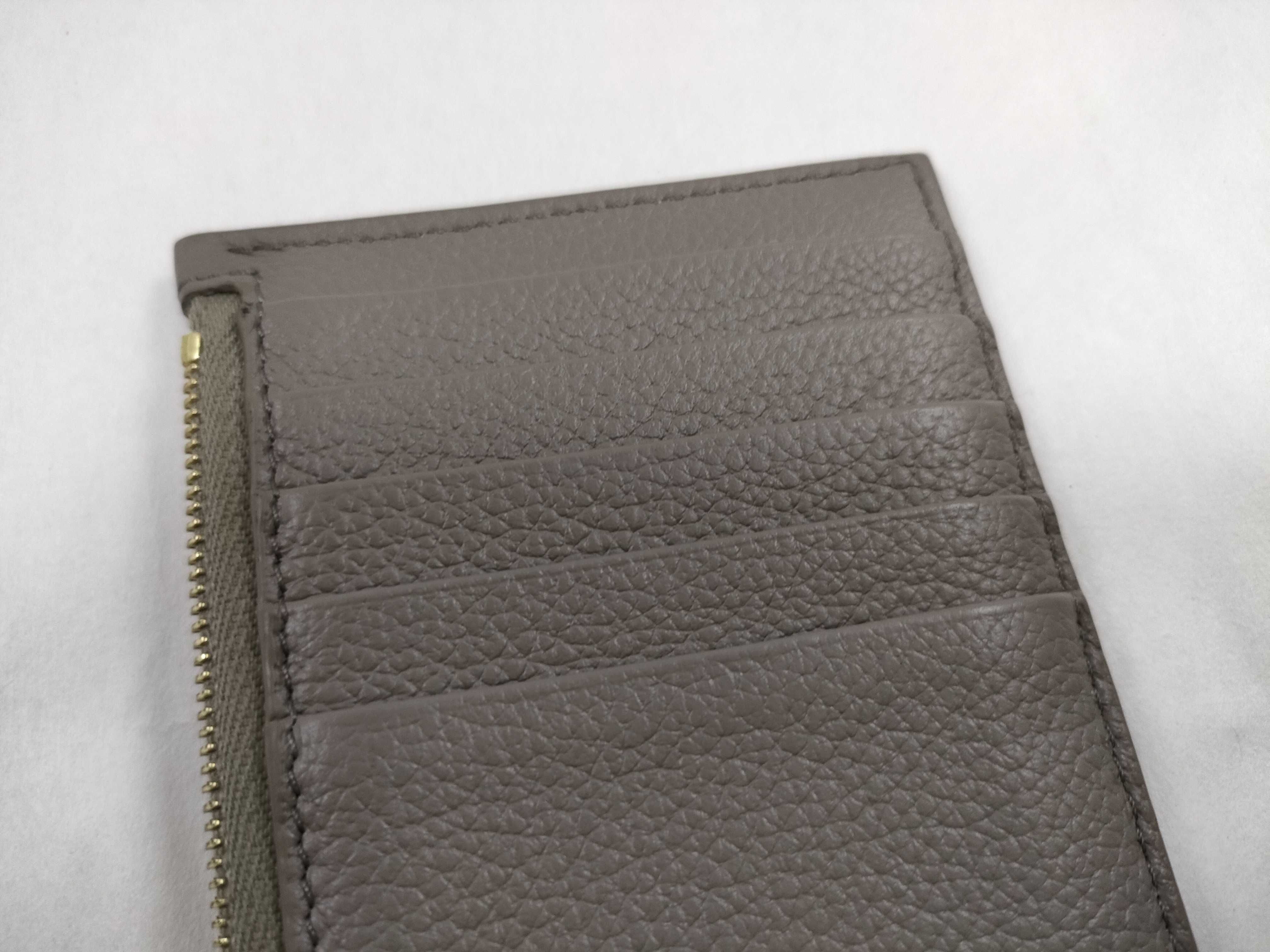 Leather Fragment Case, Beige, Card Case — view 10