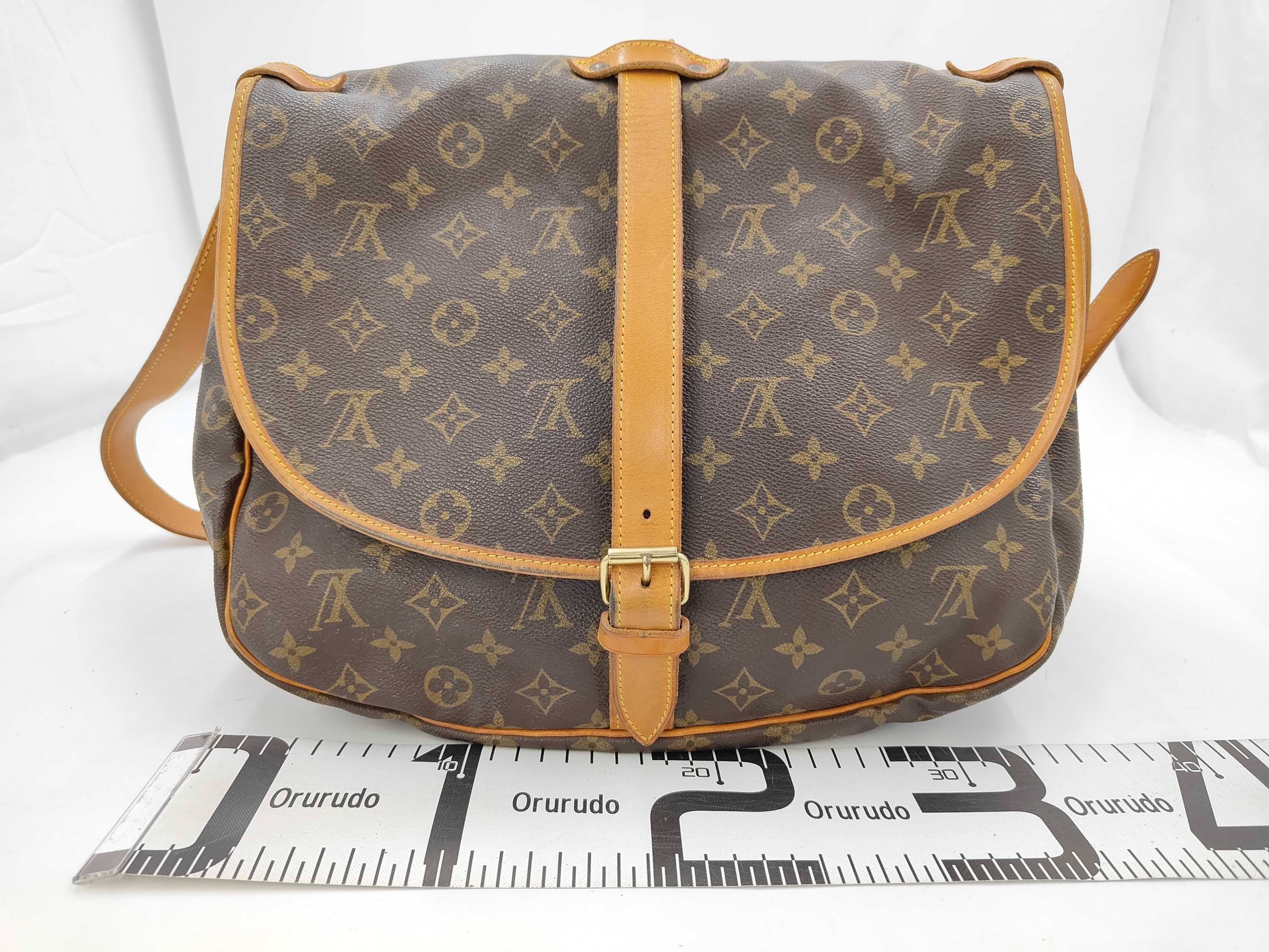 Monogram LV Saumur Shoulder Bag — view 2