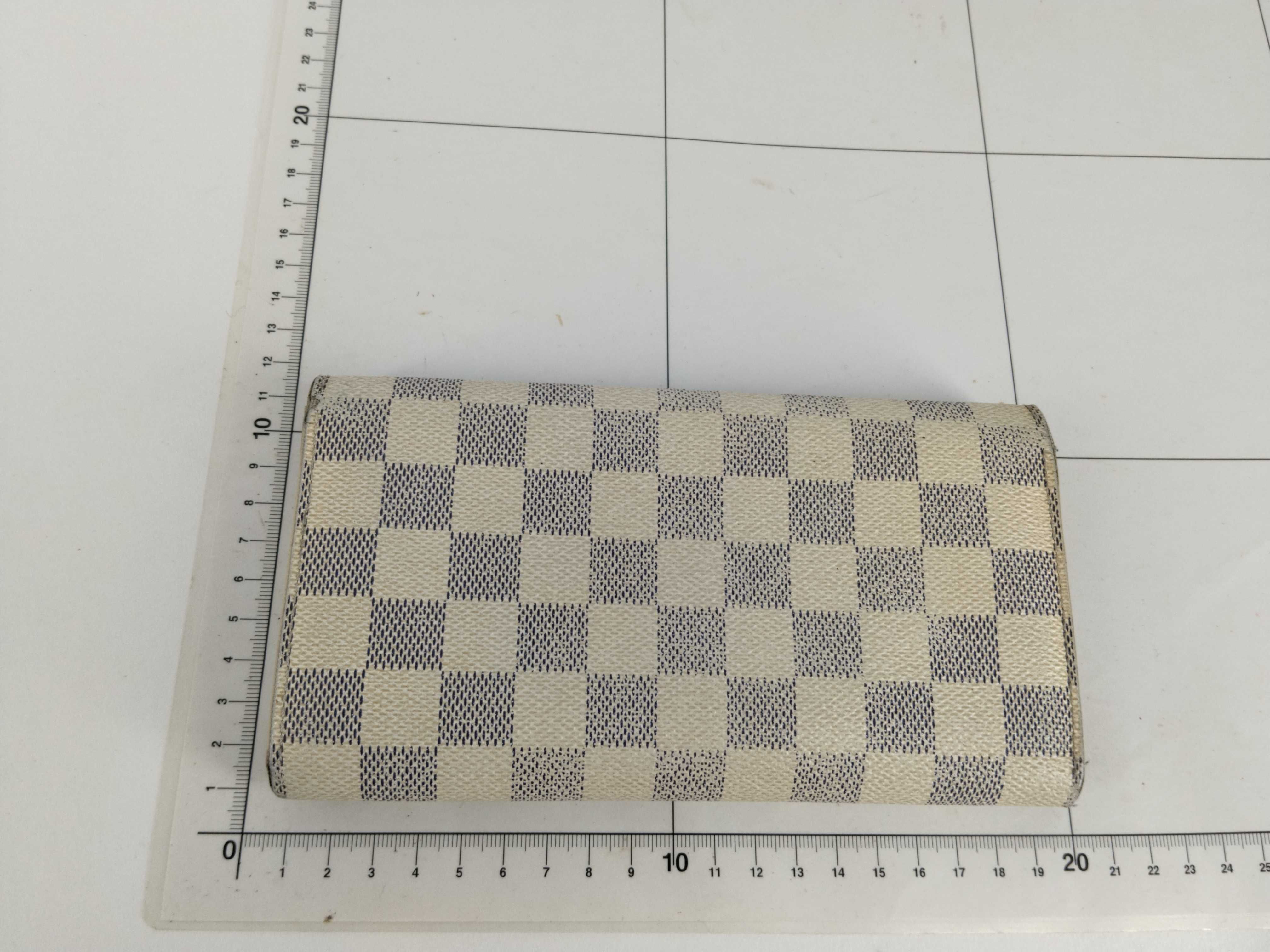 Damier Azur LV Wallet Blue/White — view 2