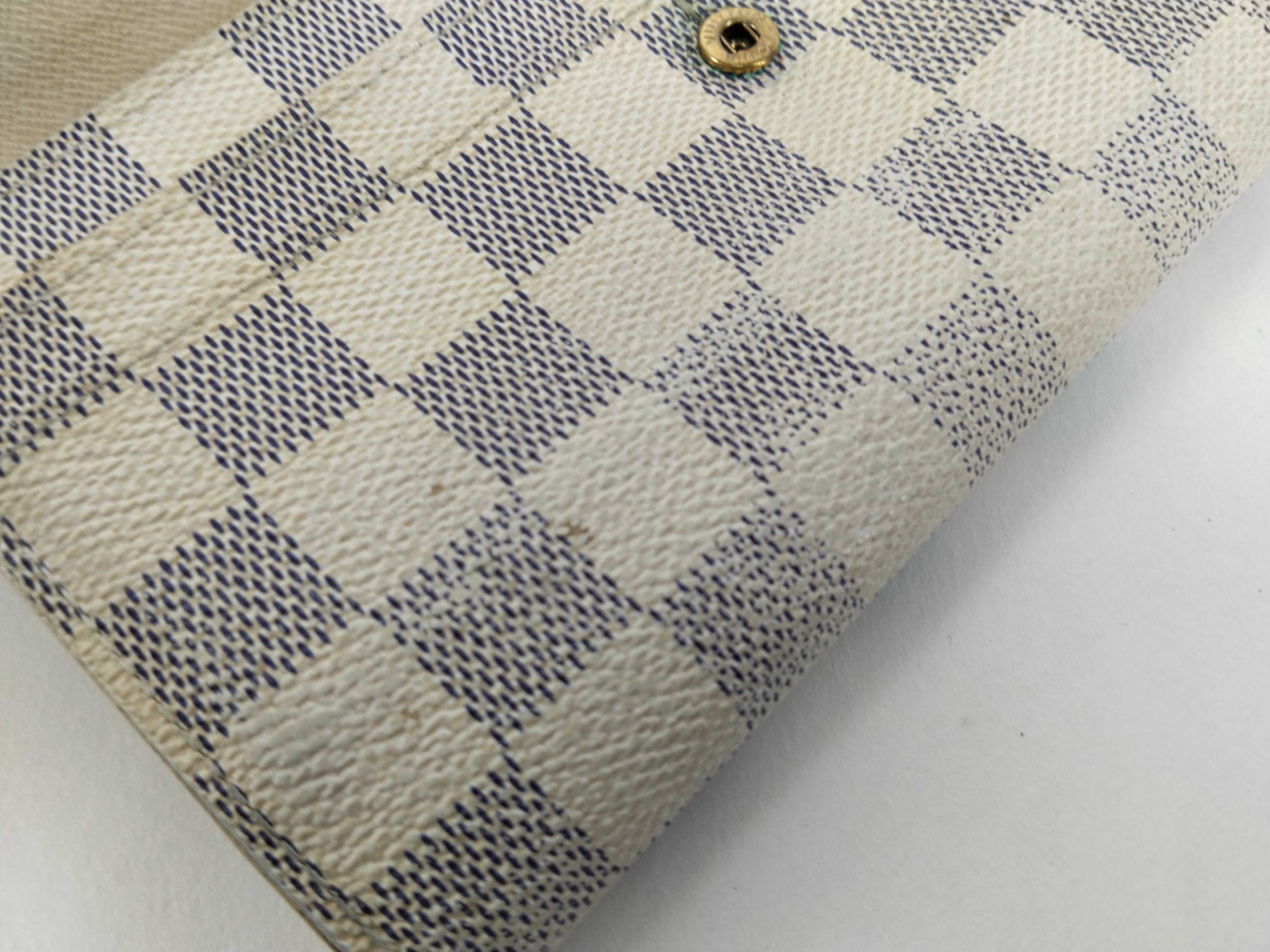 Damier Azur LV Wallet Blue/White — view 15