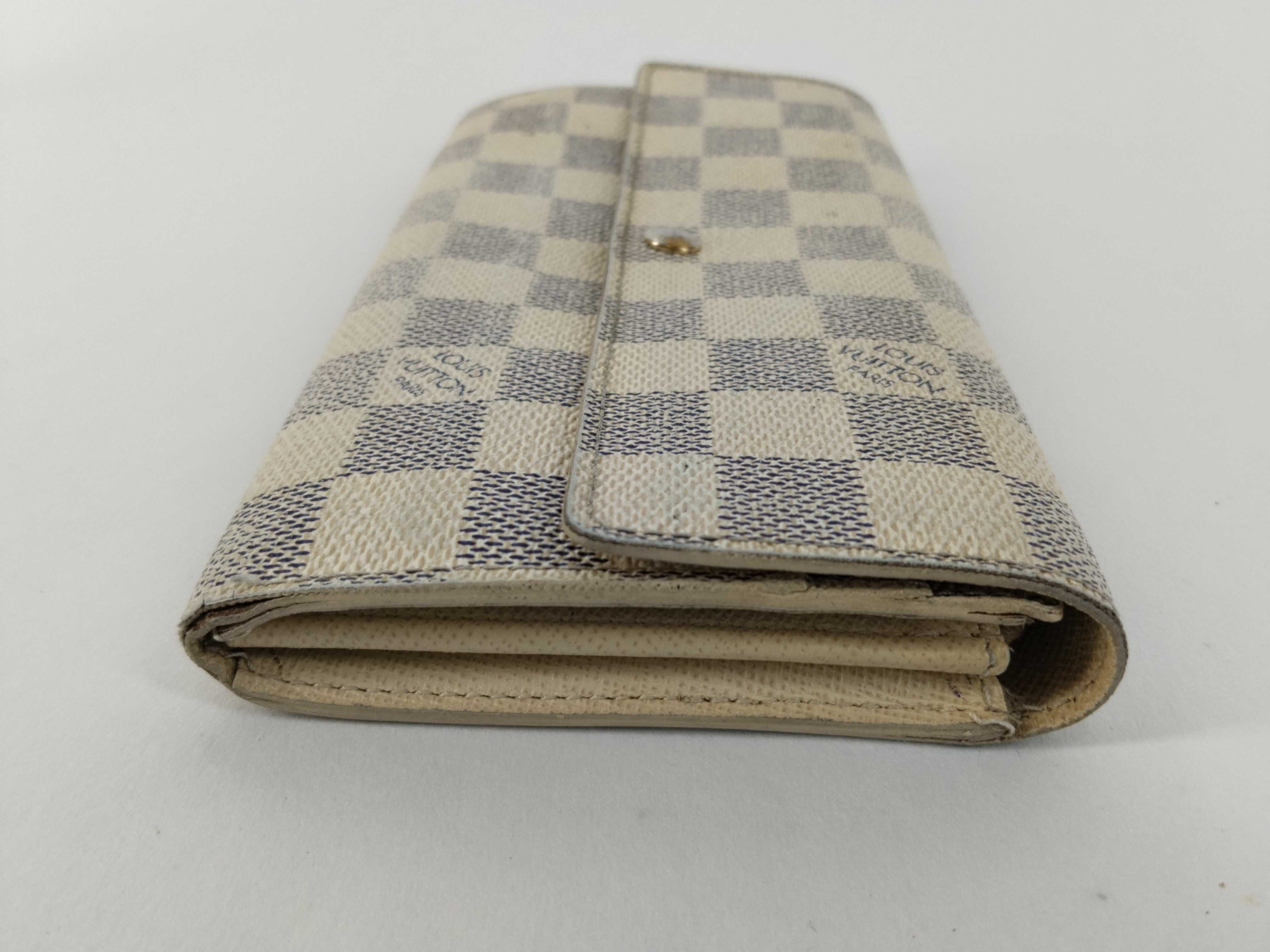 Damier Azur LV Wallet Blue/White — view 4