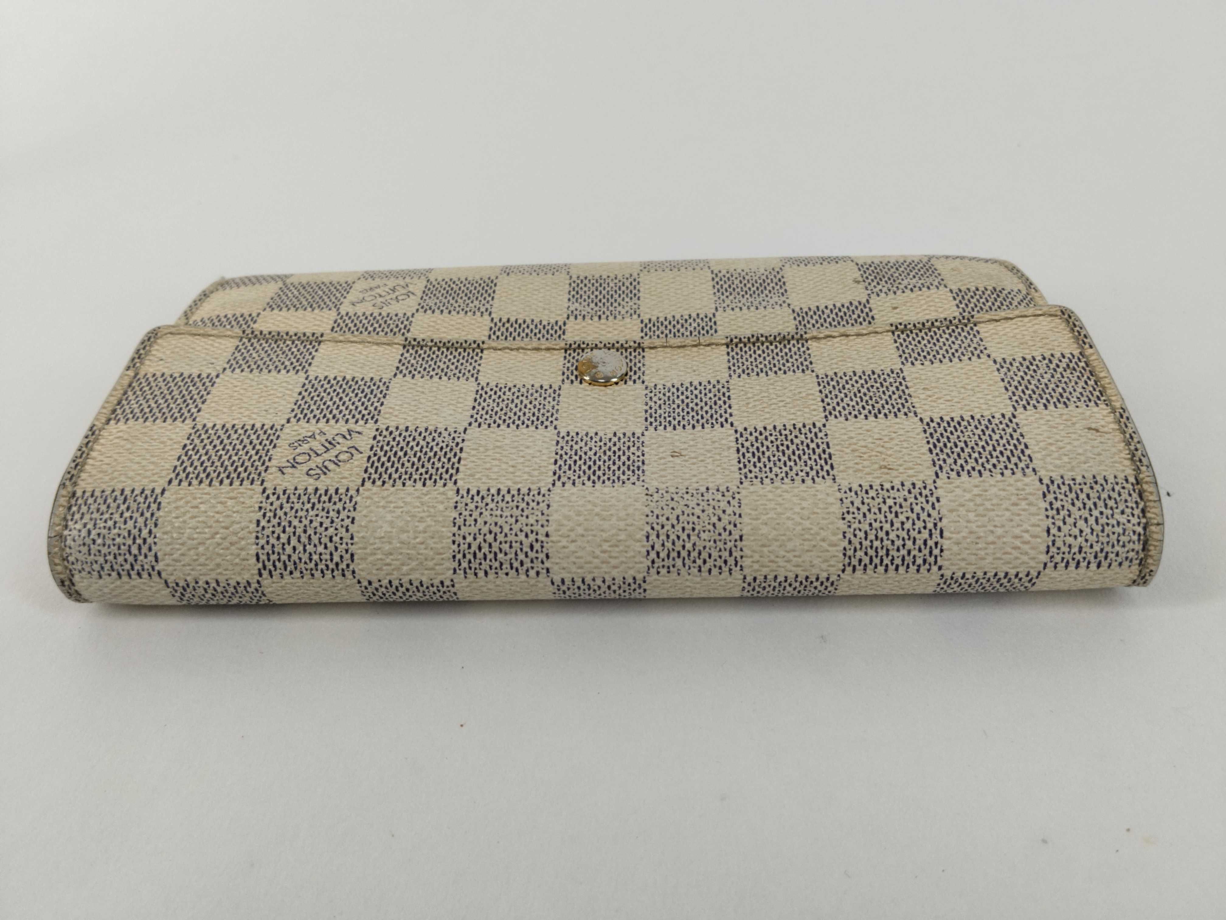 Damier Azur LV Wallet Blue/White — view 5